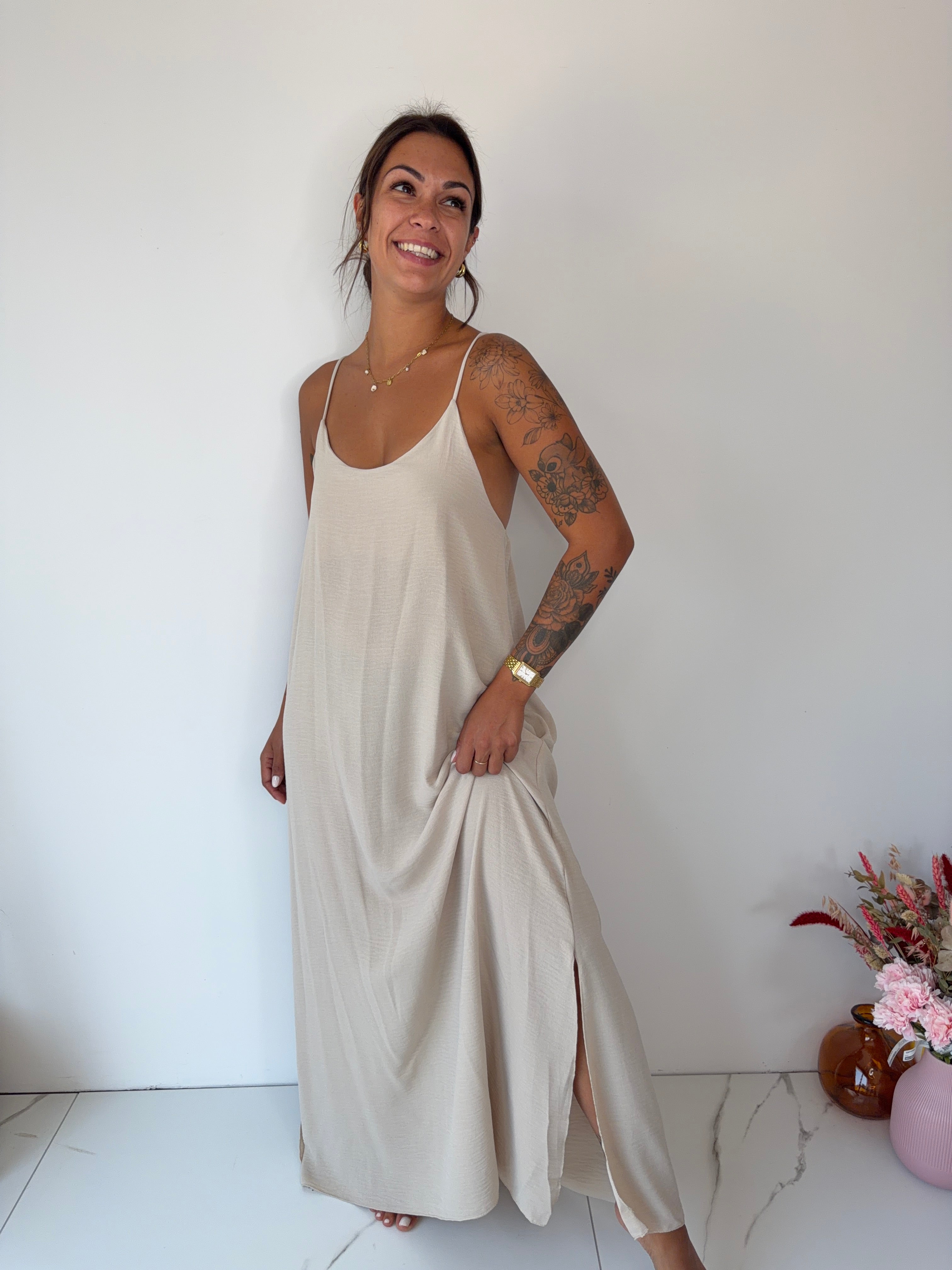 Robe Adèle - beige
