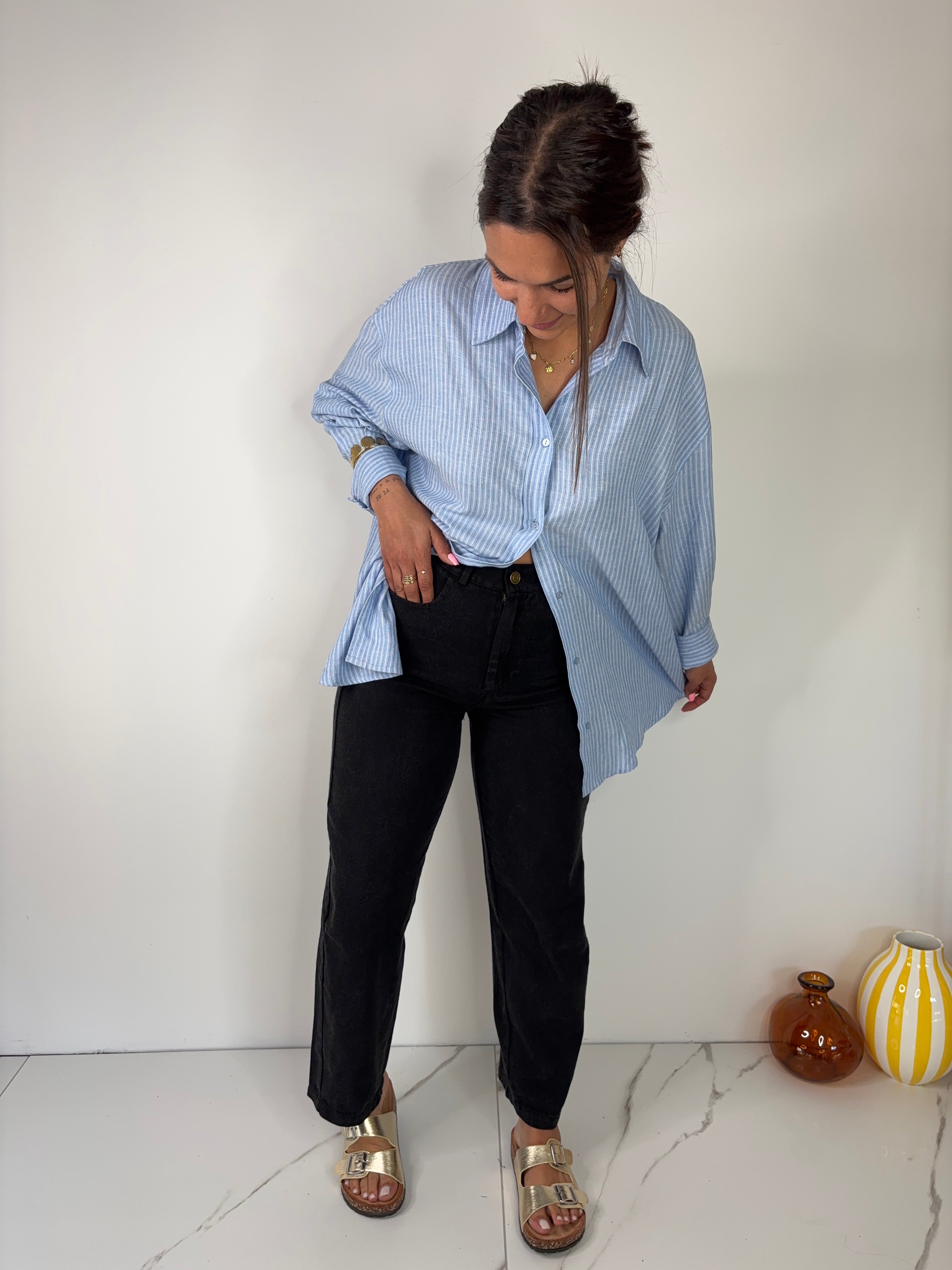 Jeans Amanda - noir