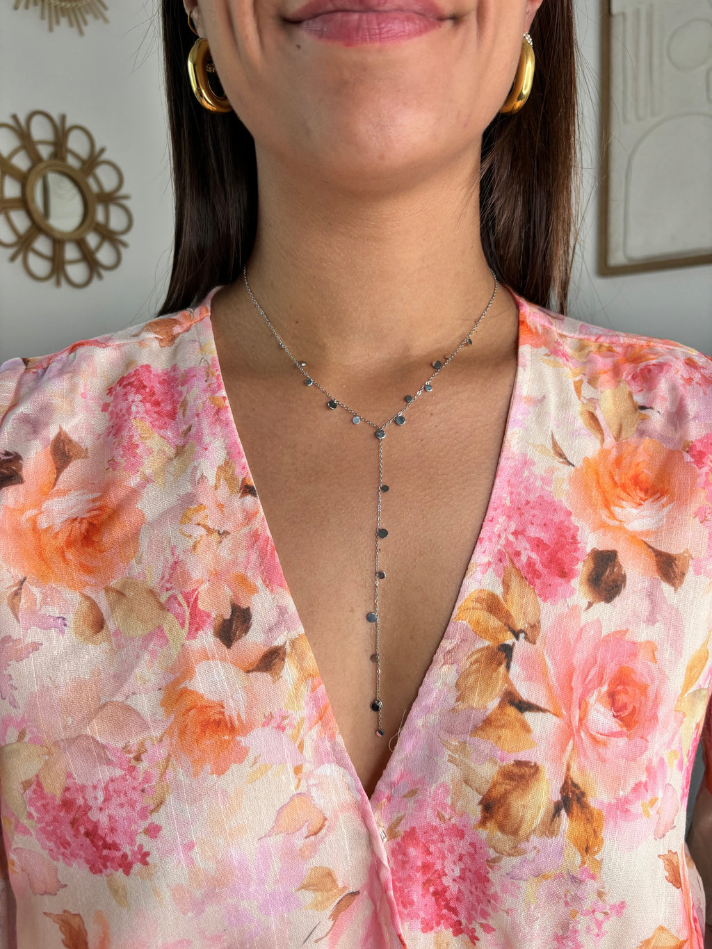Collier Opale - argenté