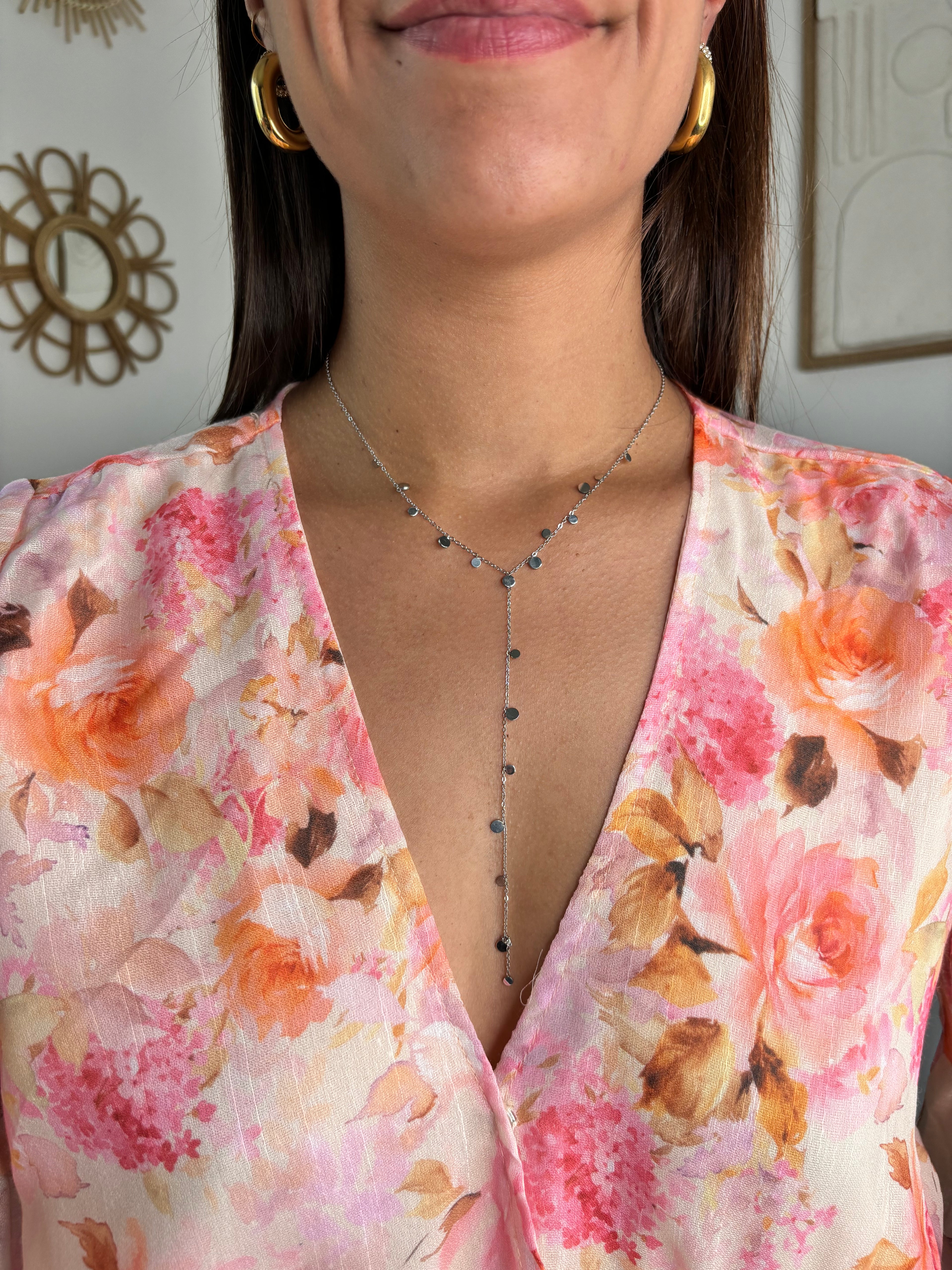 Collier Opale - argenté