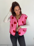 Gilet Cléo - rose