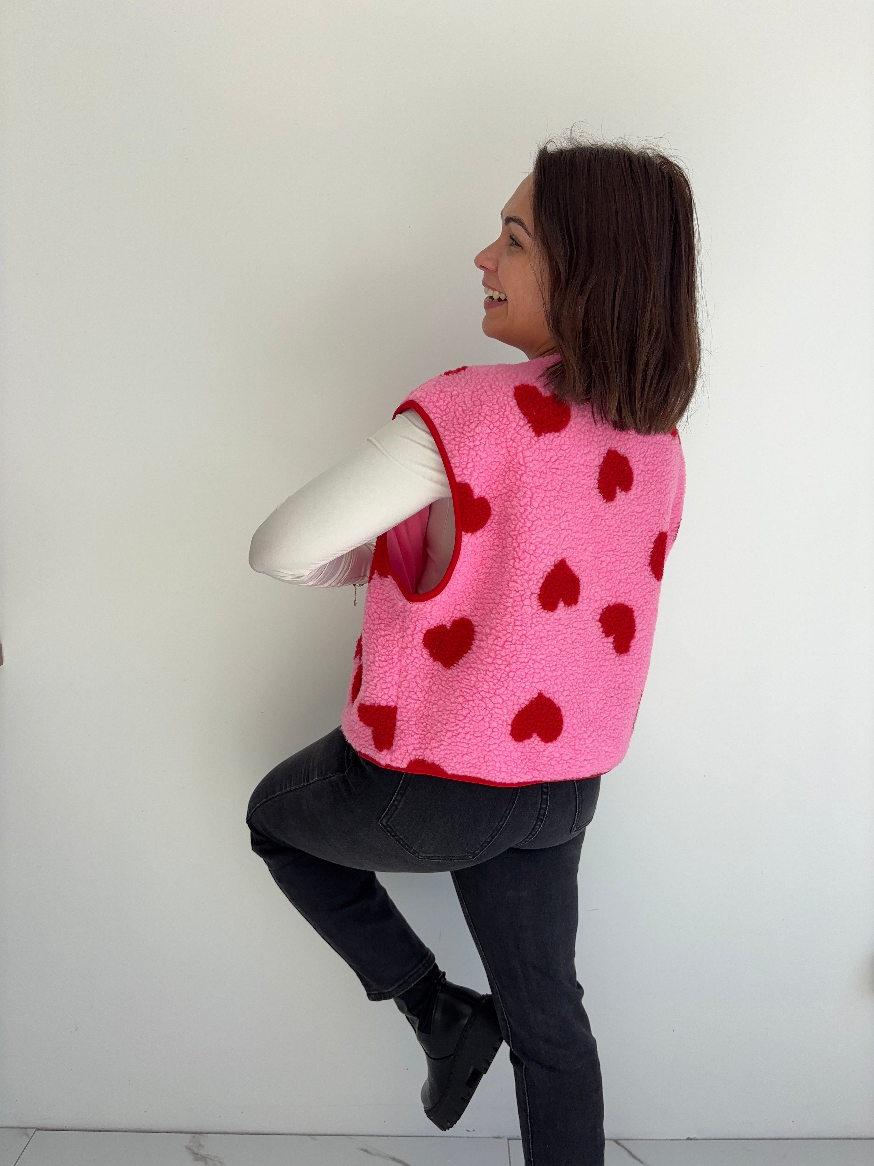 Gilet Cléo - rose