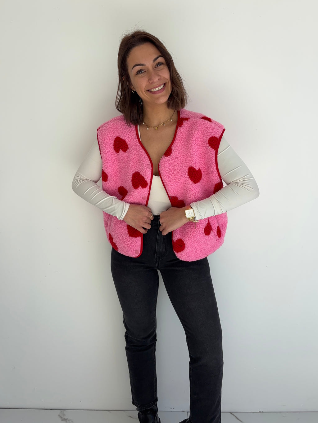 Gilet Cléo - rose