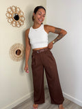 Pantalon Marion - marron