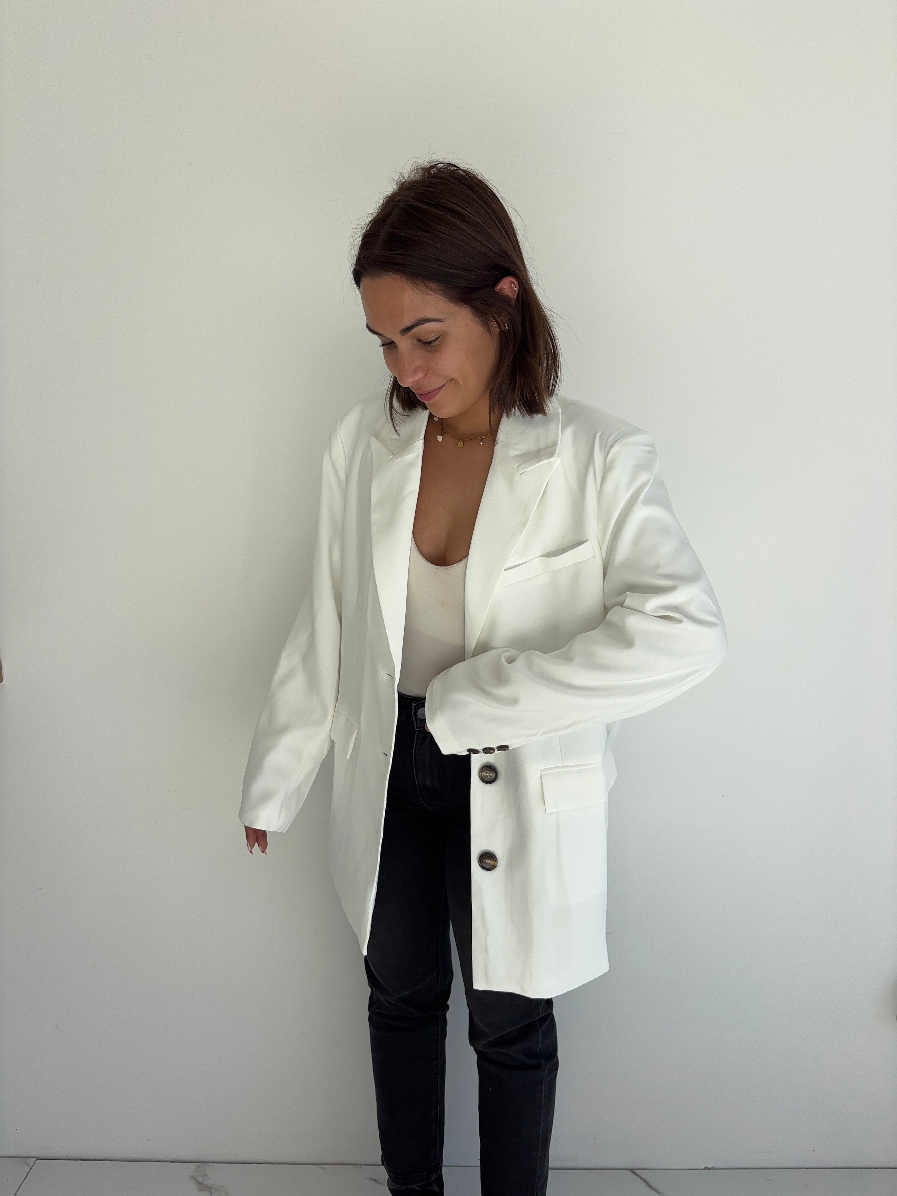 Blazer Dana - blanc