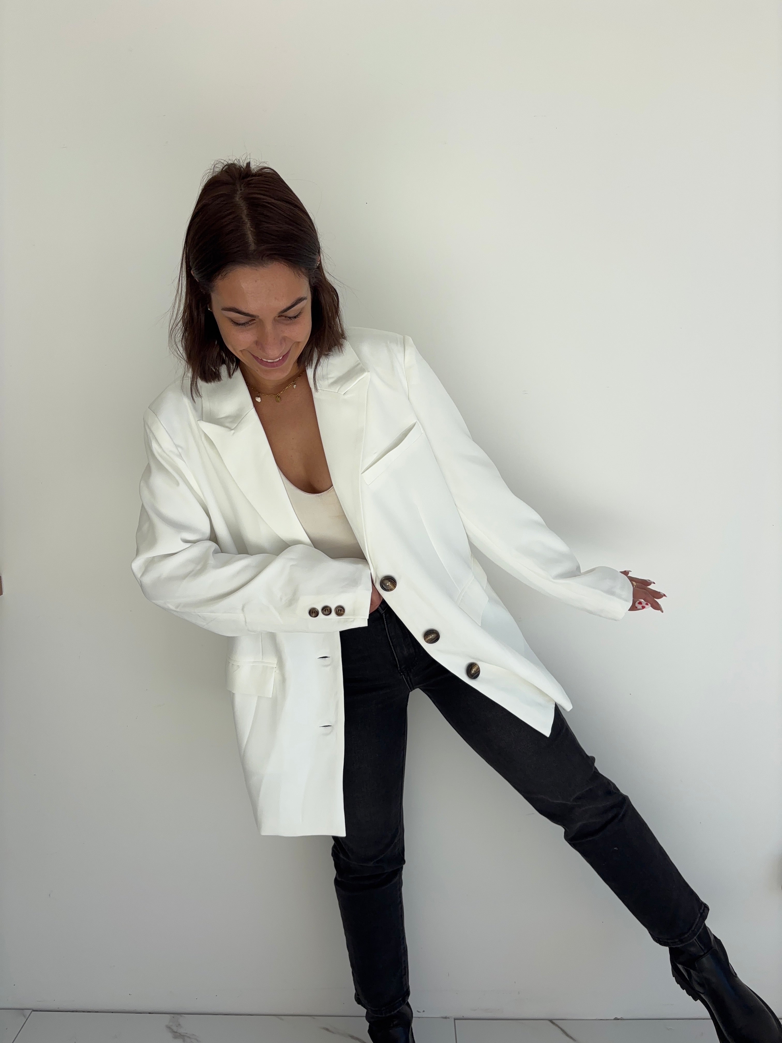 Blazer Dana - blanc