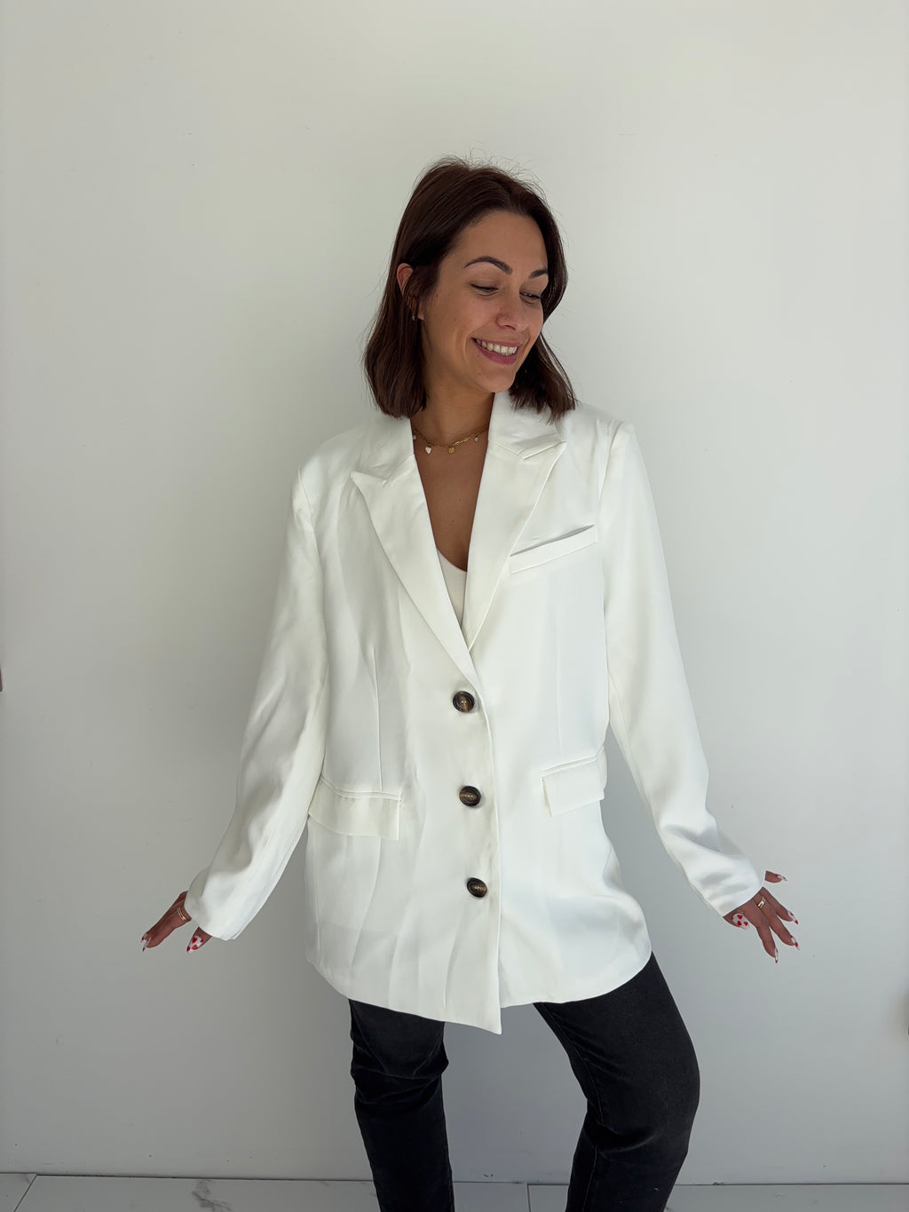 Blazer Dana - blanc