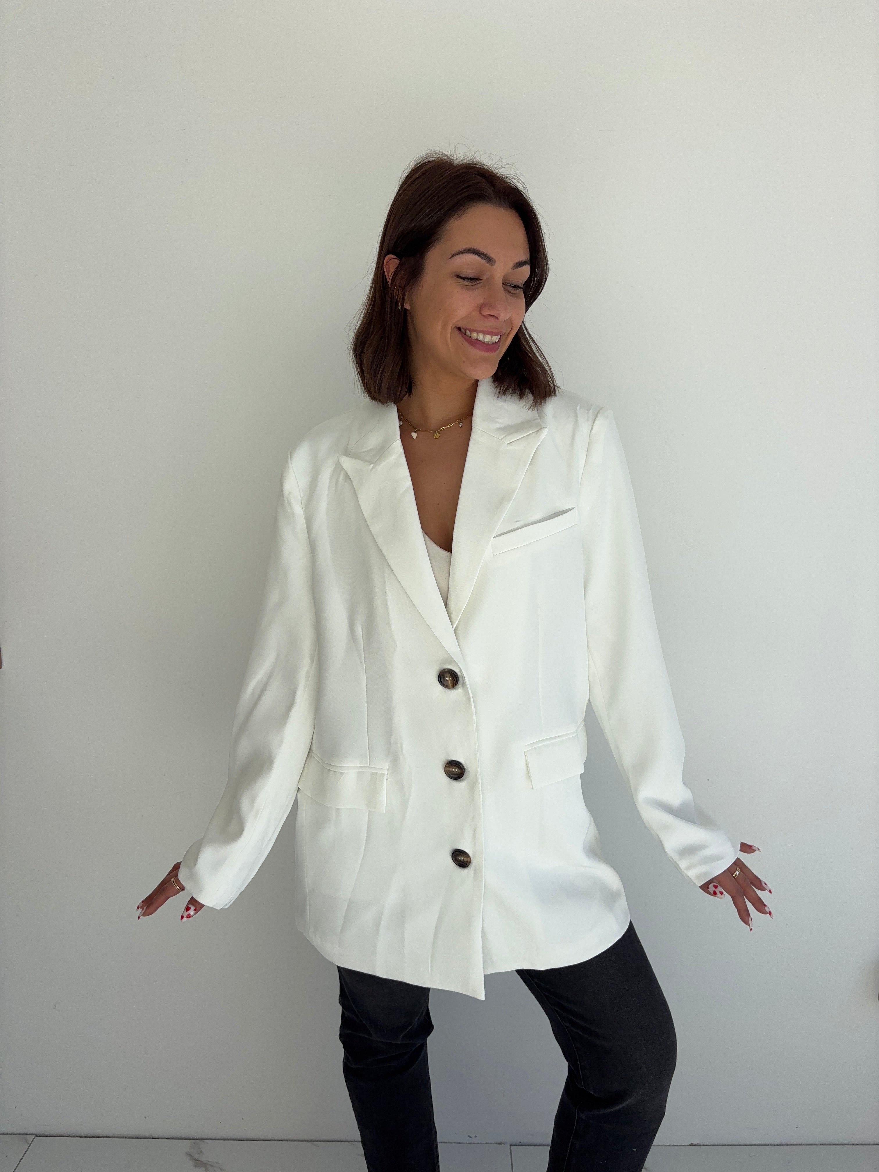 Blazer Dana - blanc