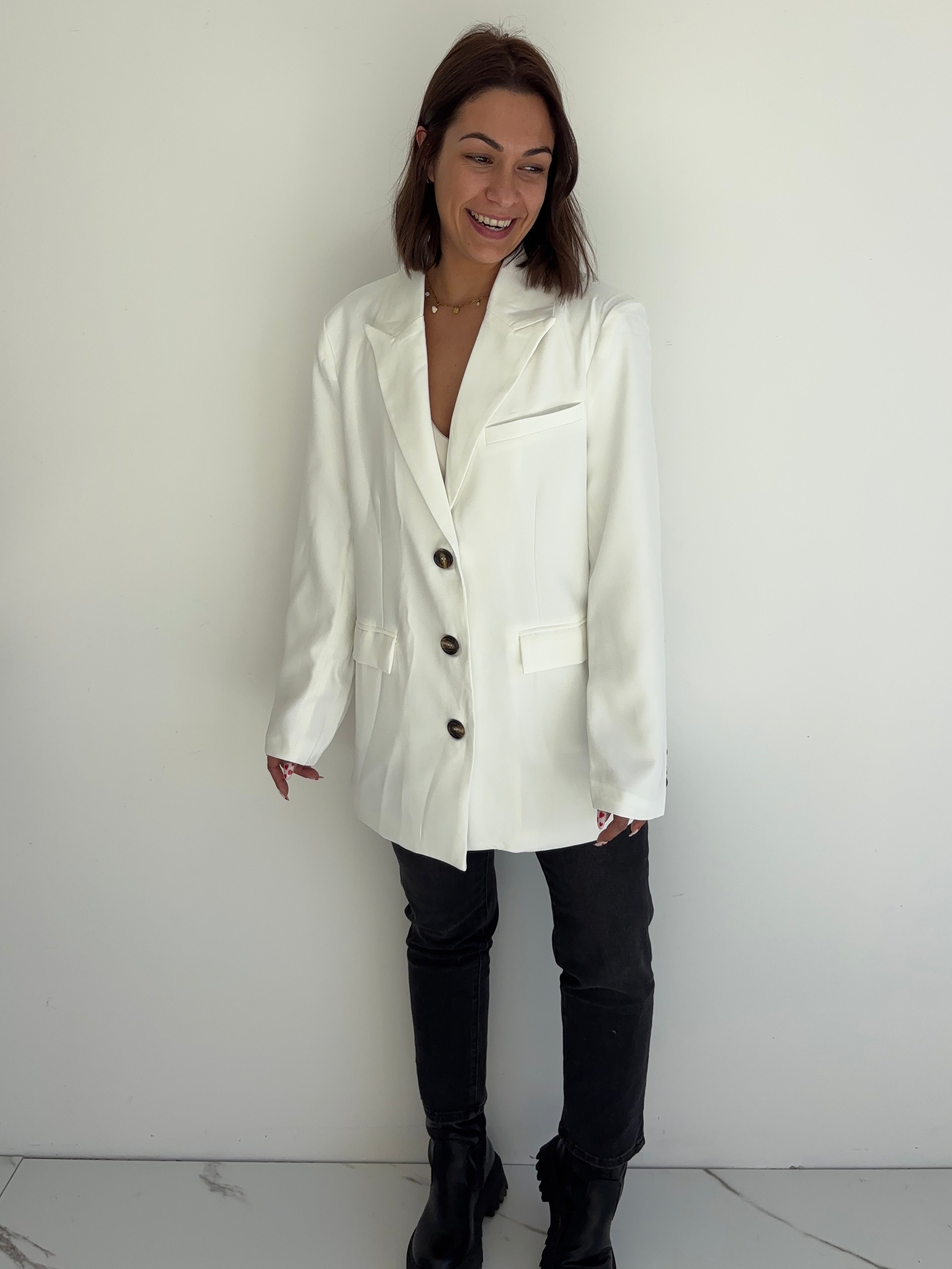 Blazer Dana - blanc