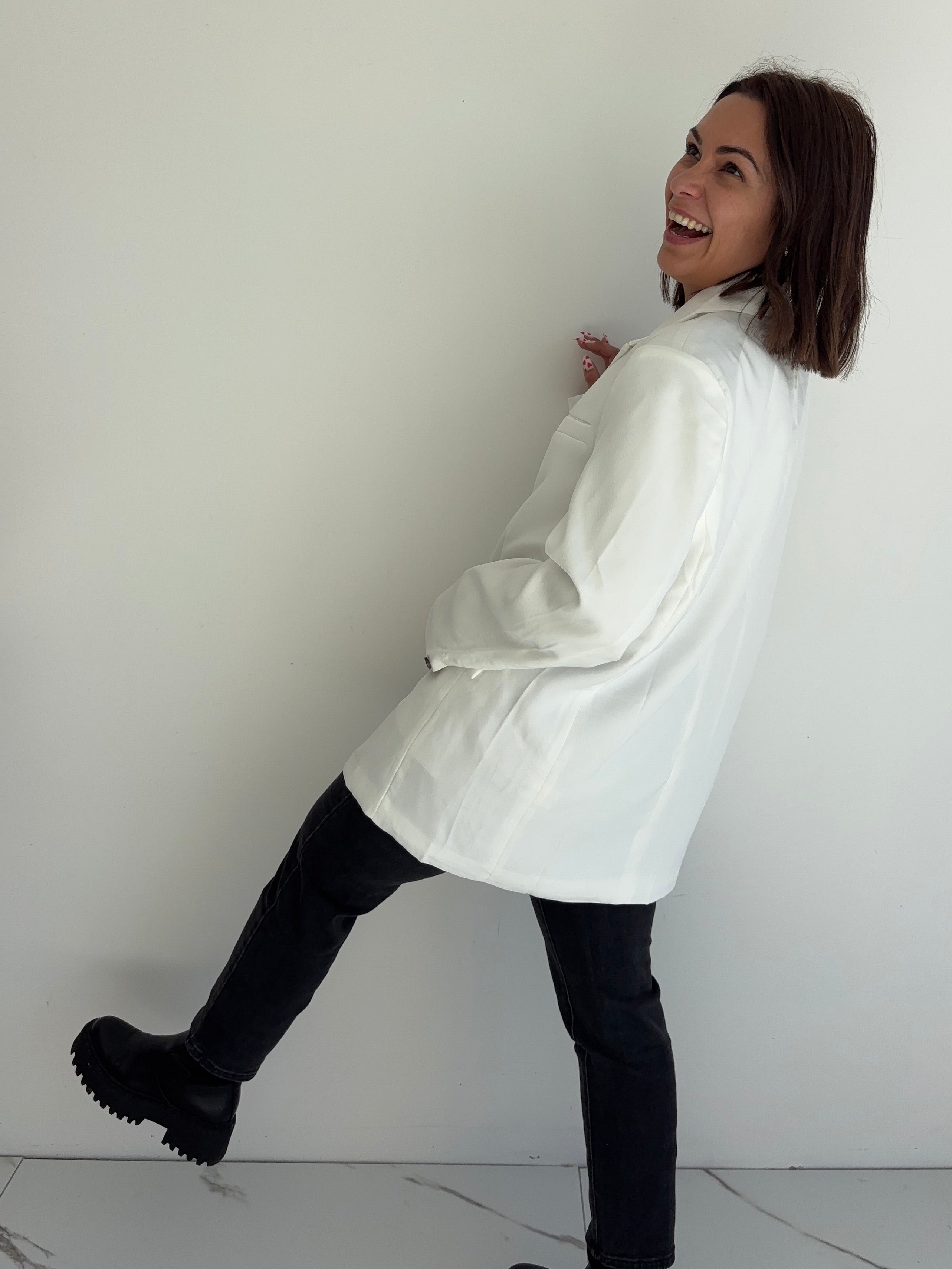 Blazer Dana - blanc
