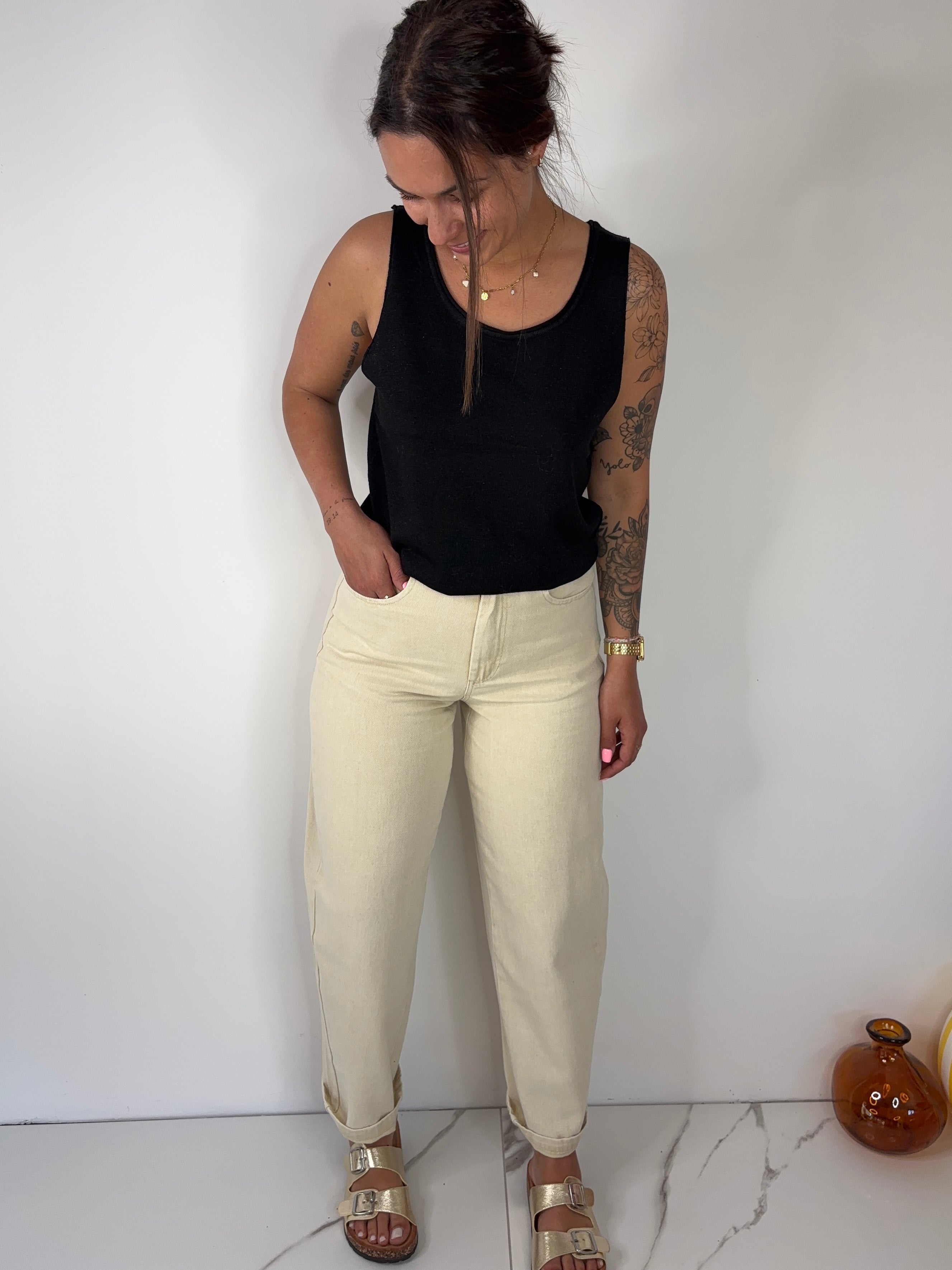 Jeans Amanda - beige