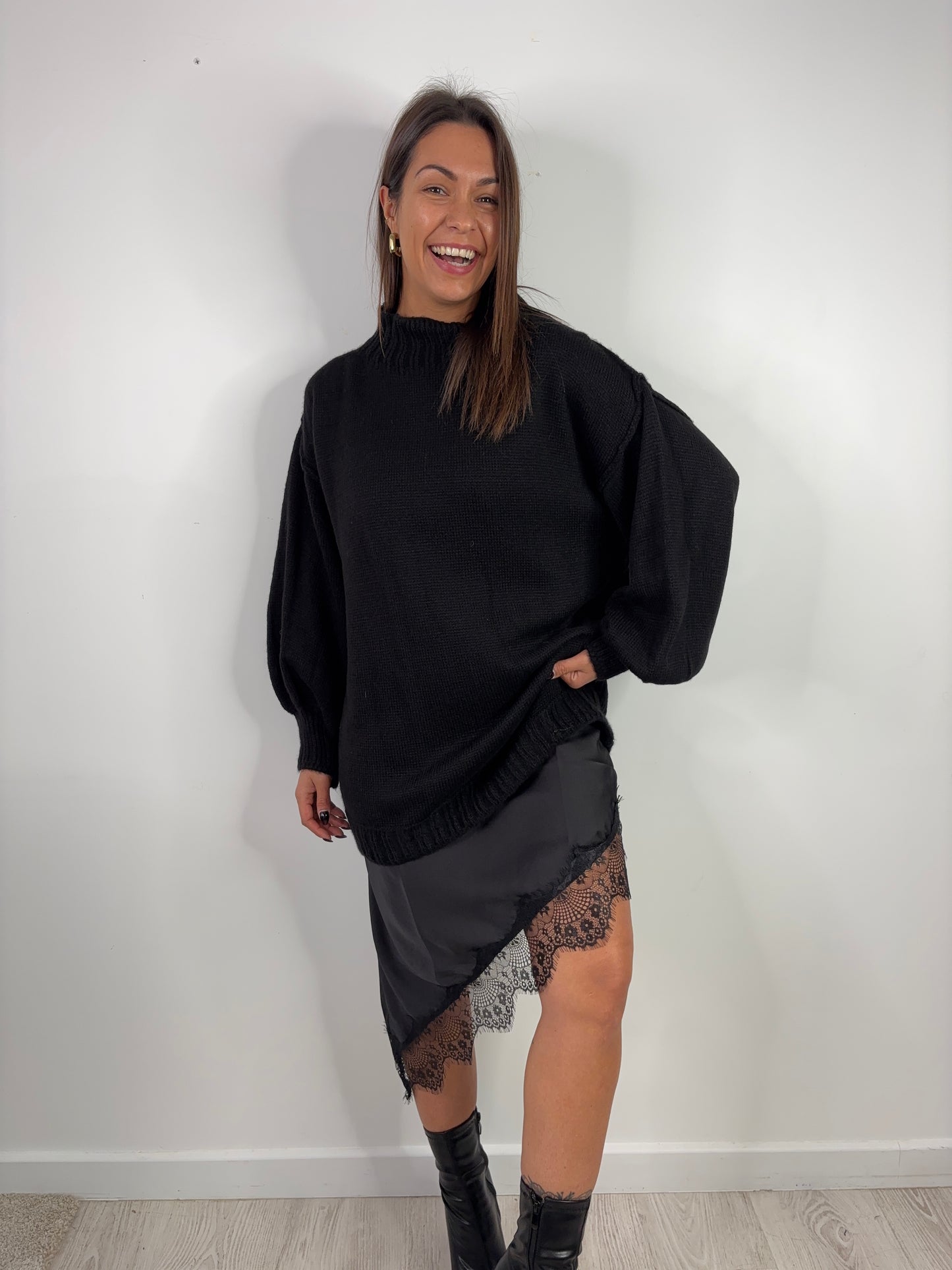 Robe ou Pull Valentina - noir