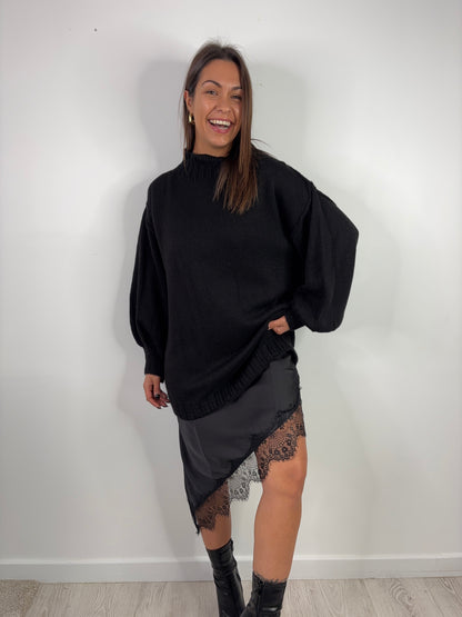 Robe ou Pull Valentina - noir