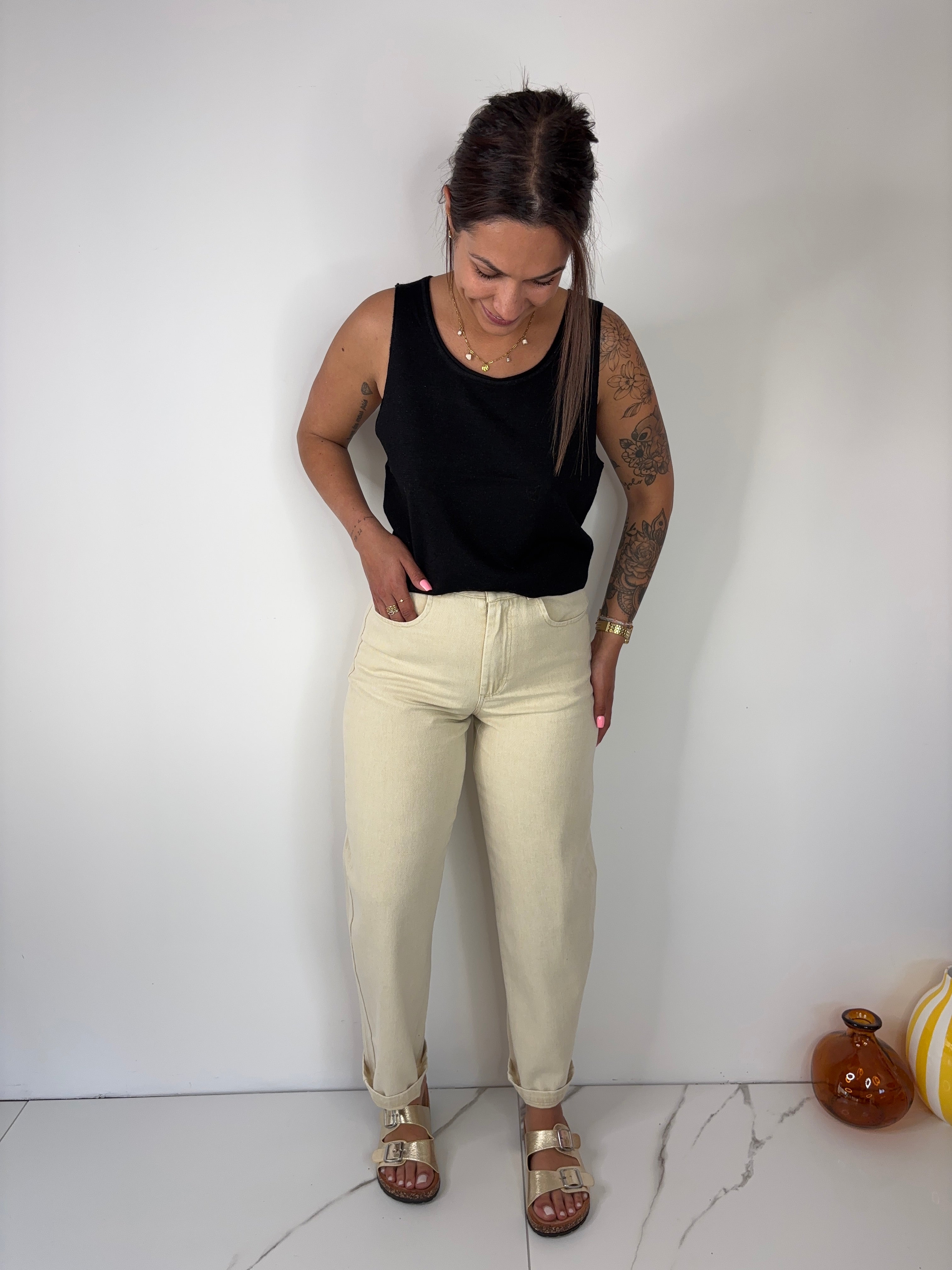 Jeans Amanda - beige