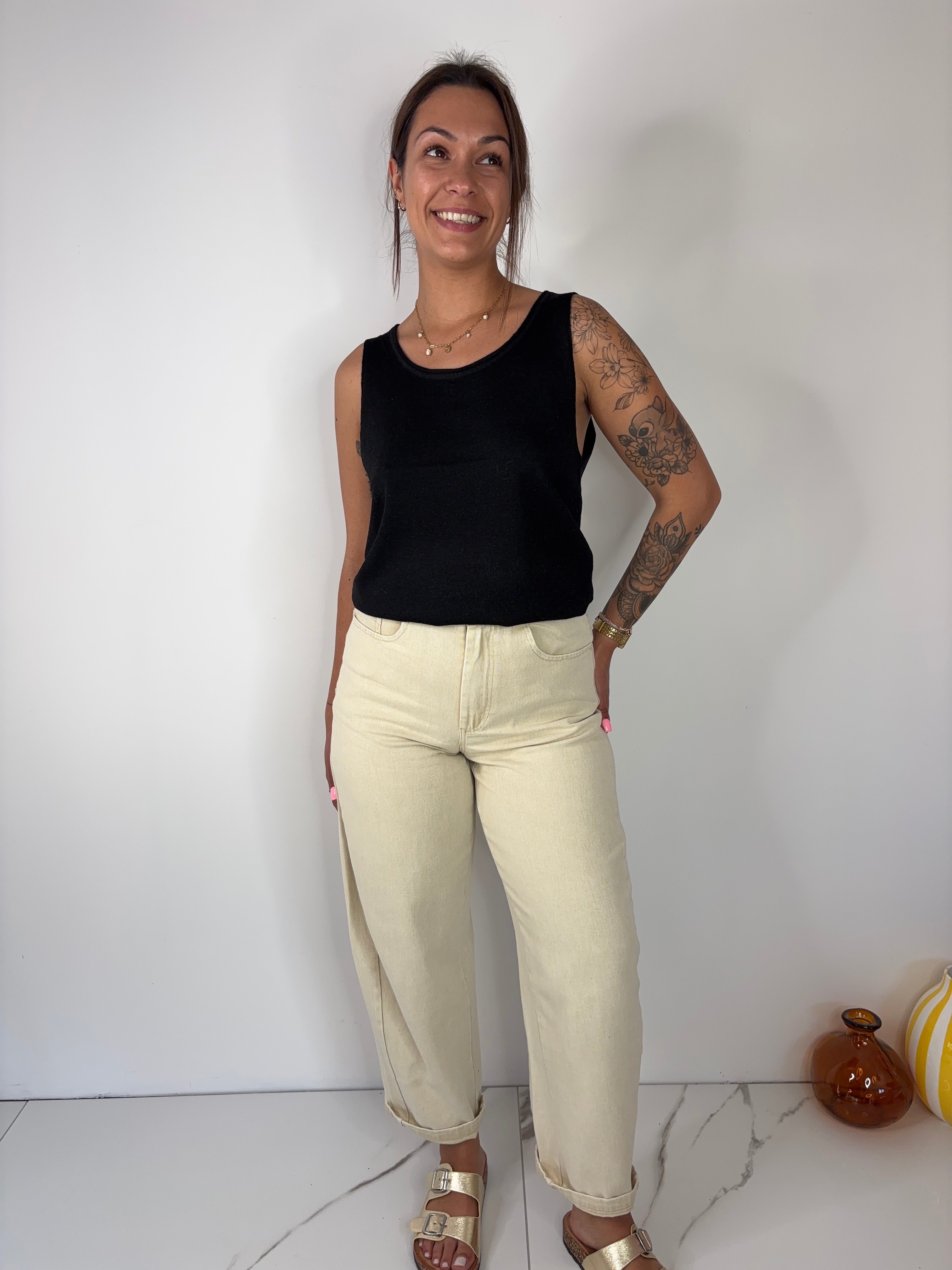 Jeans Amanda - beige