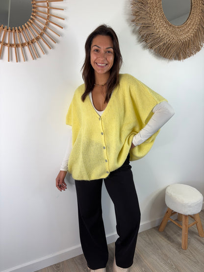 Gilet Julie - jaune du 36 au 52