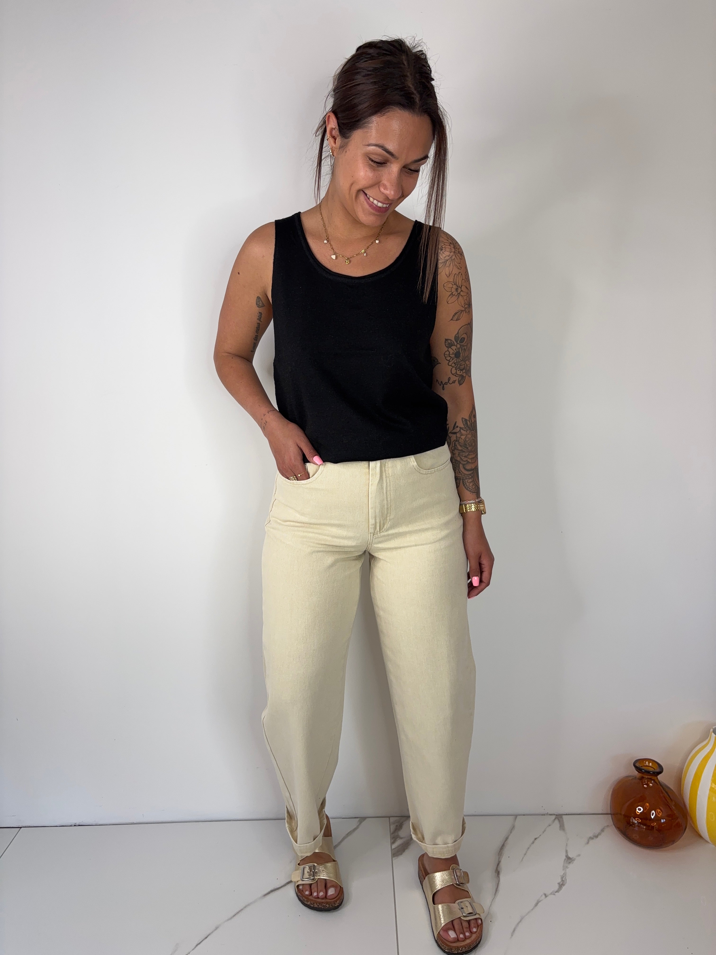 Jeans Amanda - beige