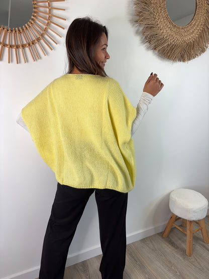 Gilet Julie - jaune du 36 au 52