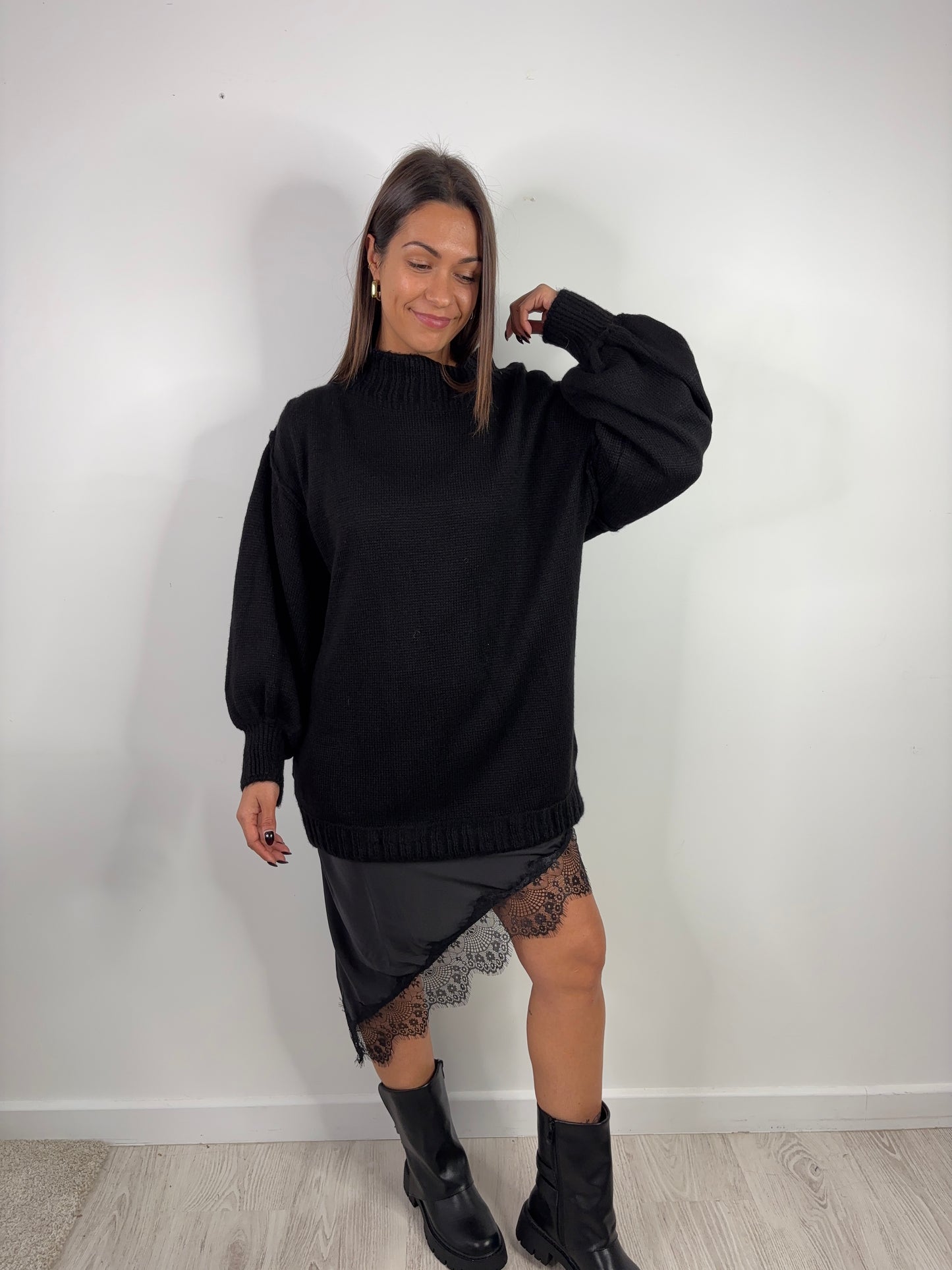 Robe ou Pull Valentina - noir