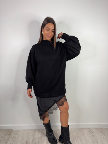 Robe ou Pull Valentina - noir