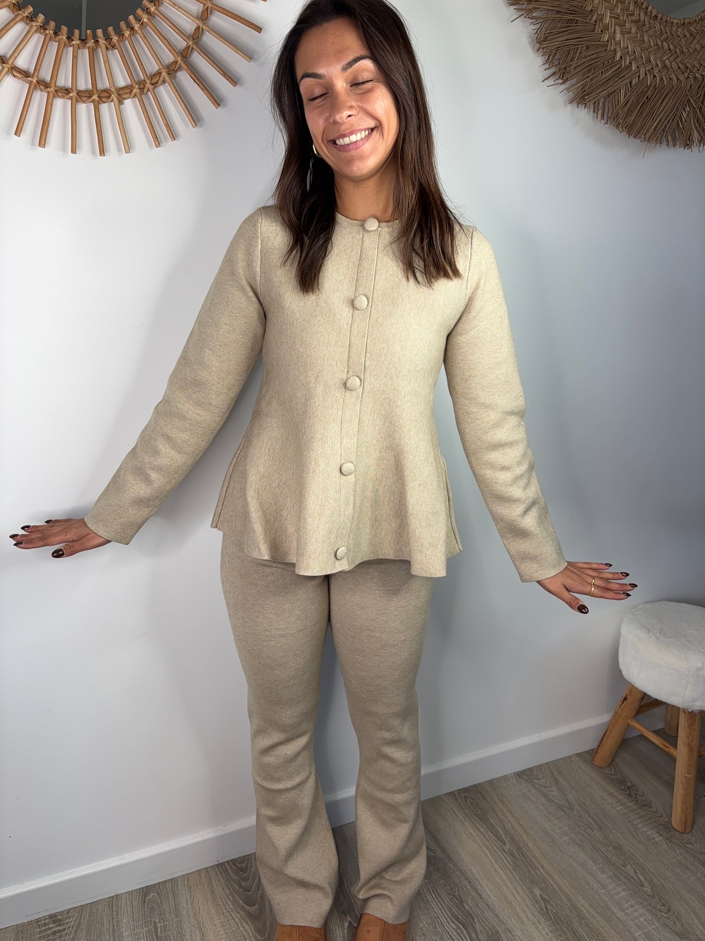 Ensemble Noélie - taupe