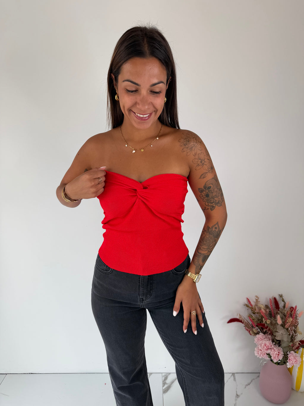 Bustier Kurt - rouge