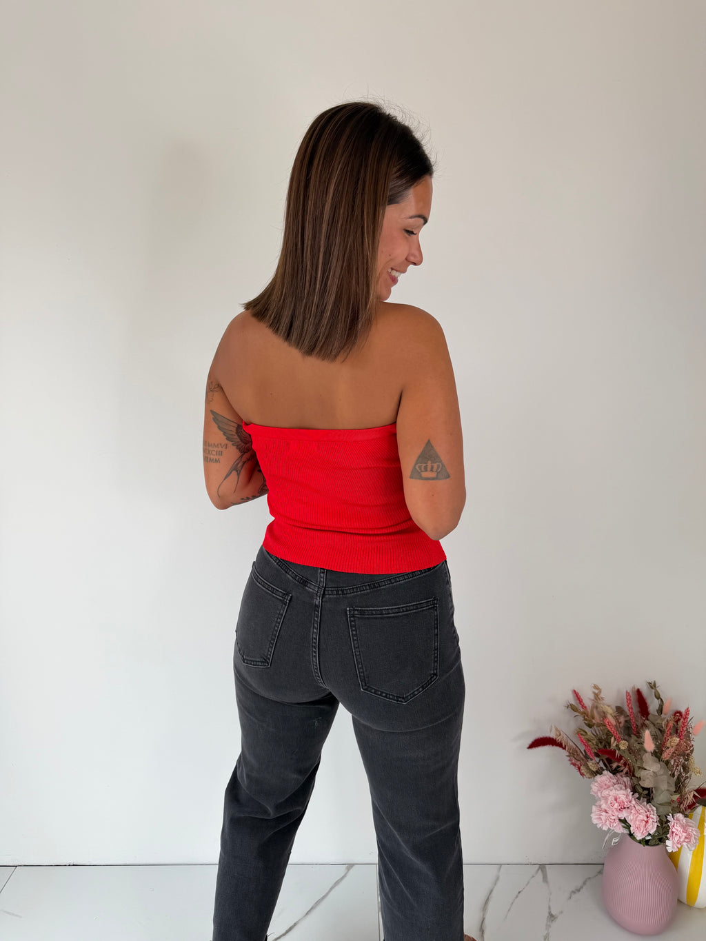 Bustier Kurt - rouge
