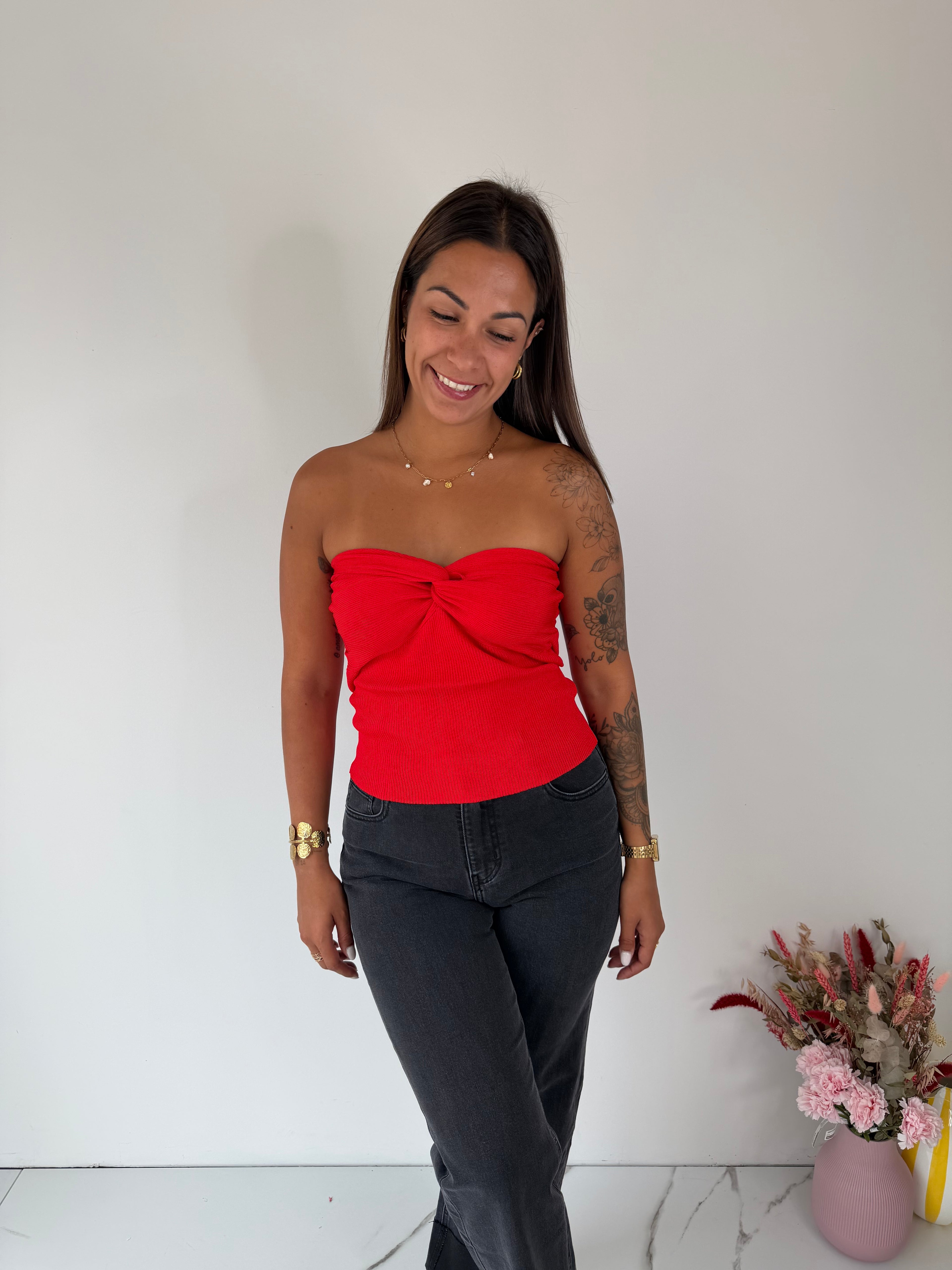 Bustier Kurt - rouge