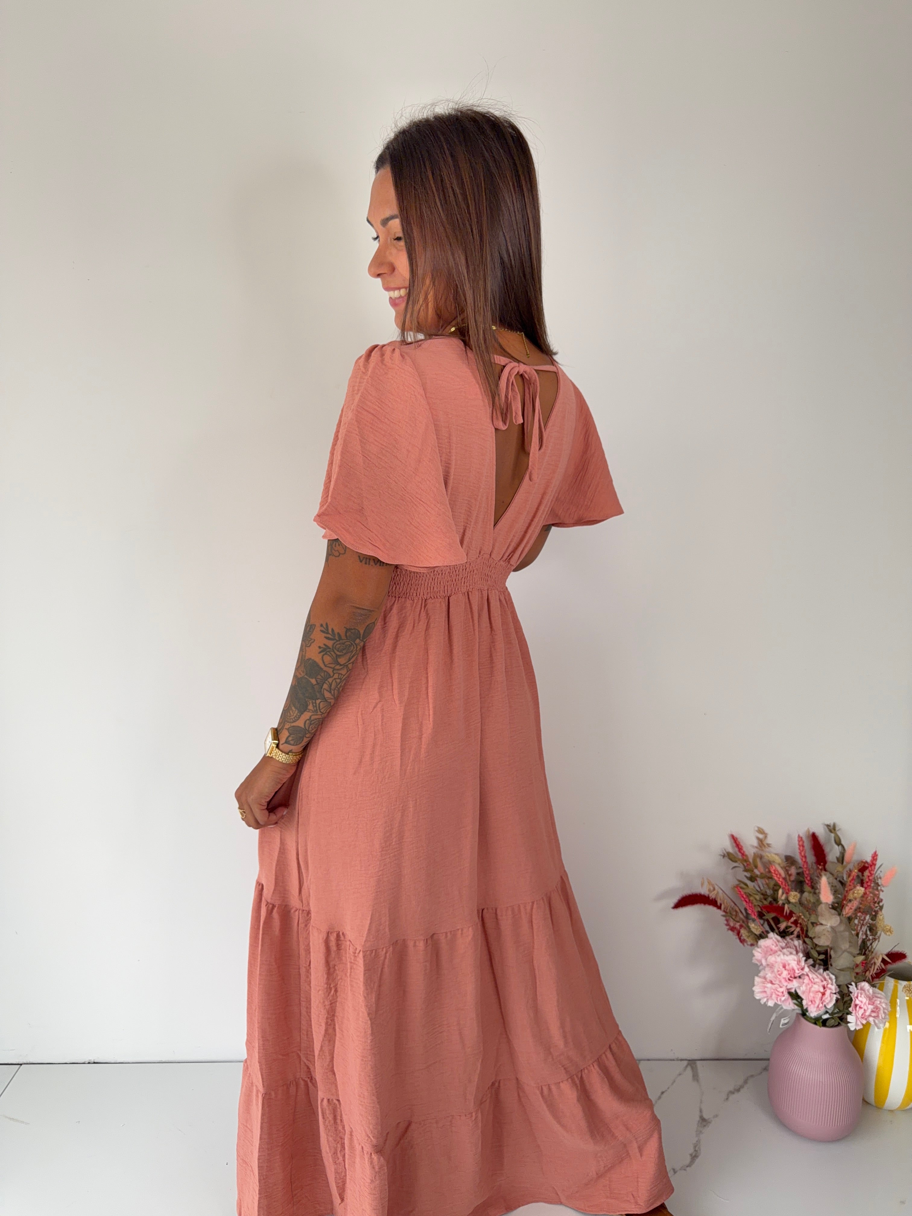 Robe Anitha - vieux rose