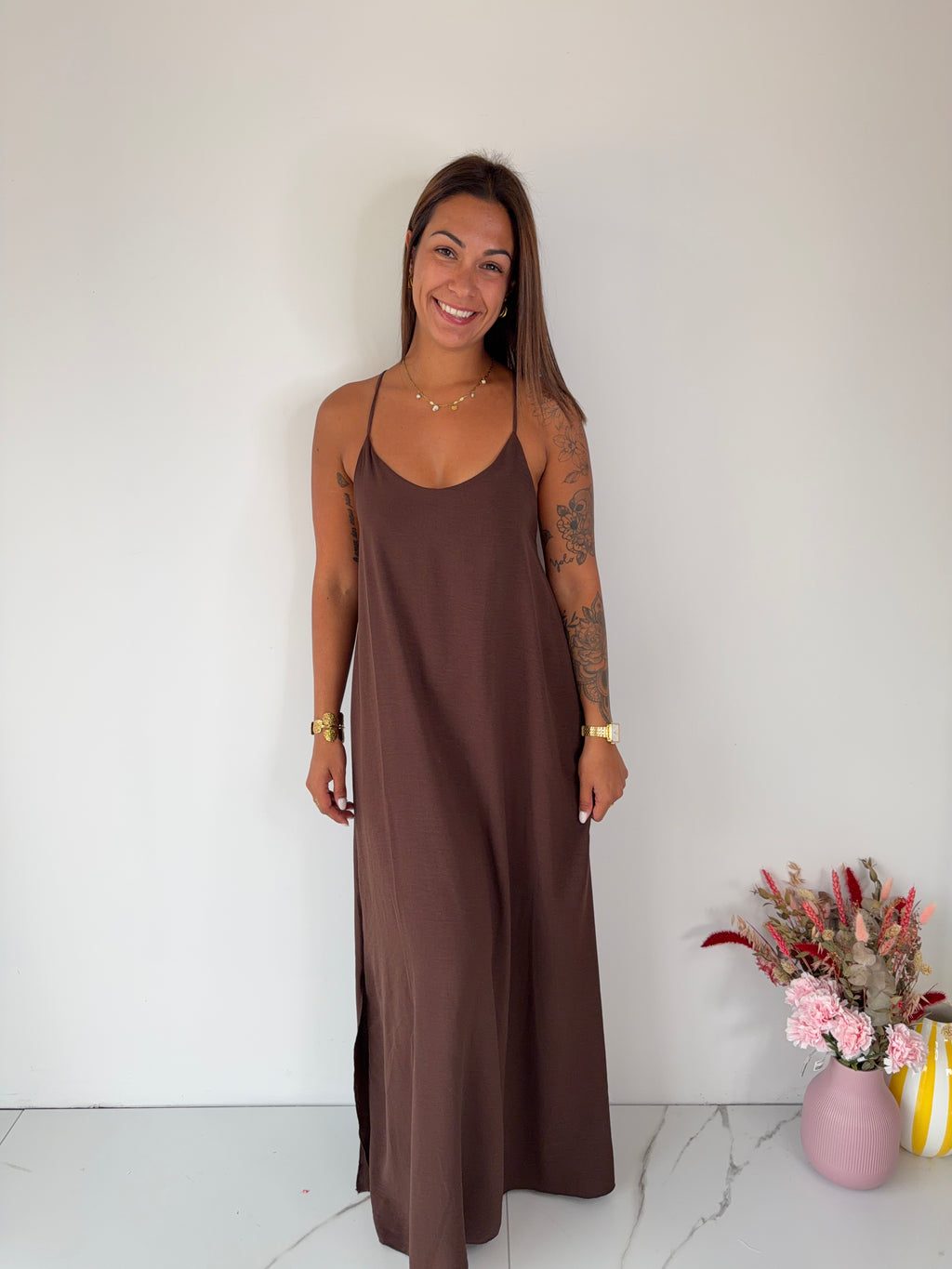 Robe Adèle - marron