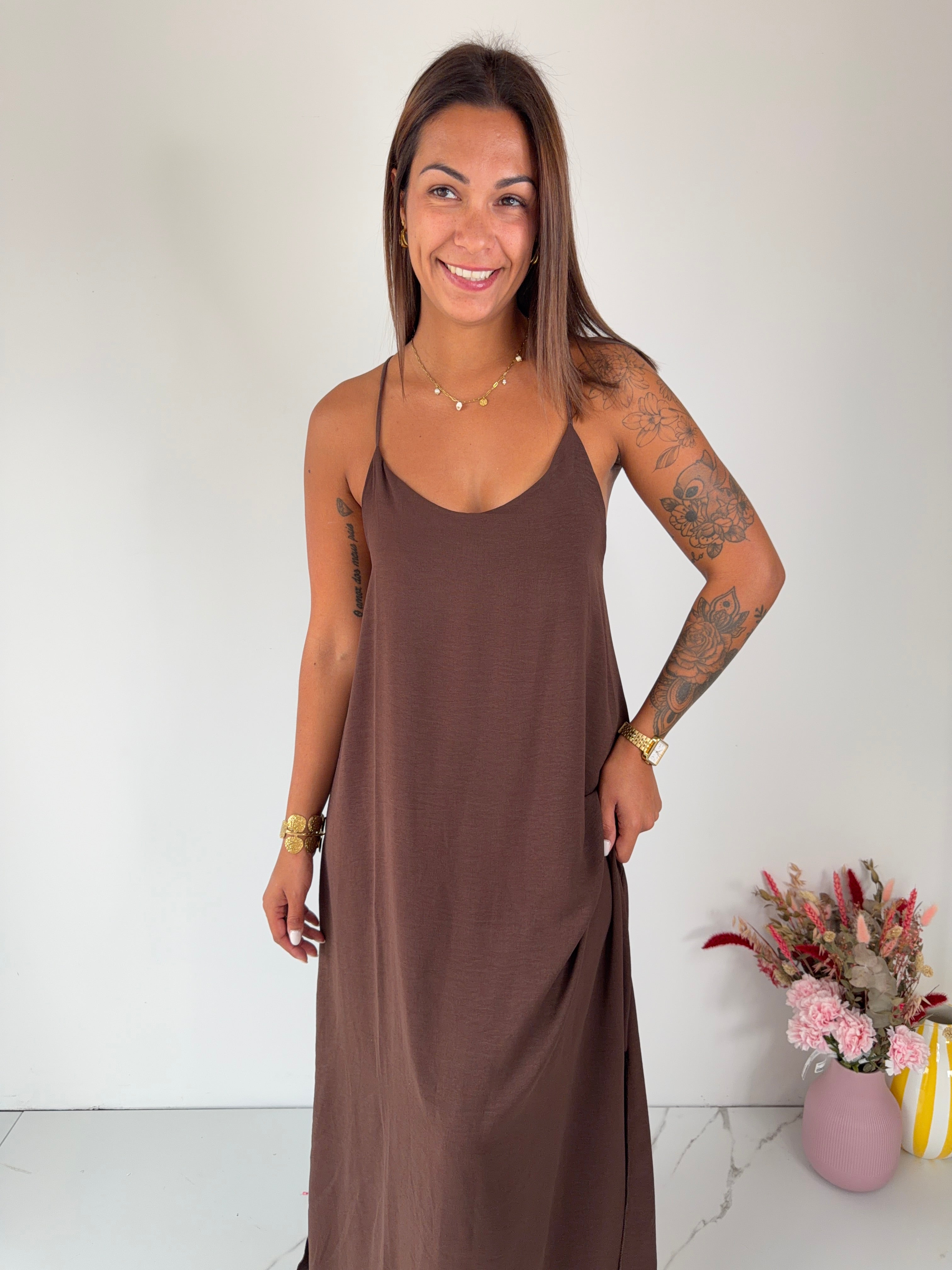 Robe Adèle - marron