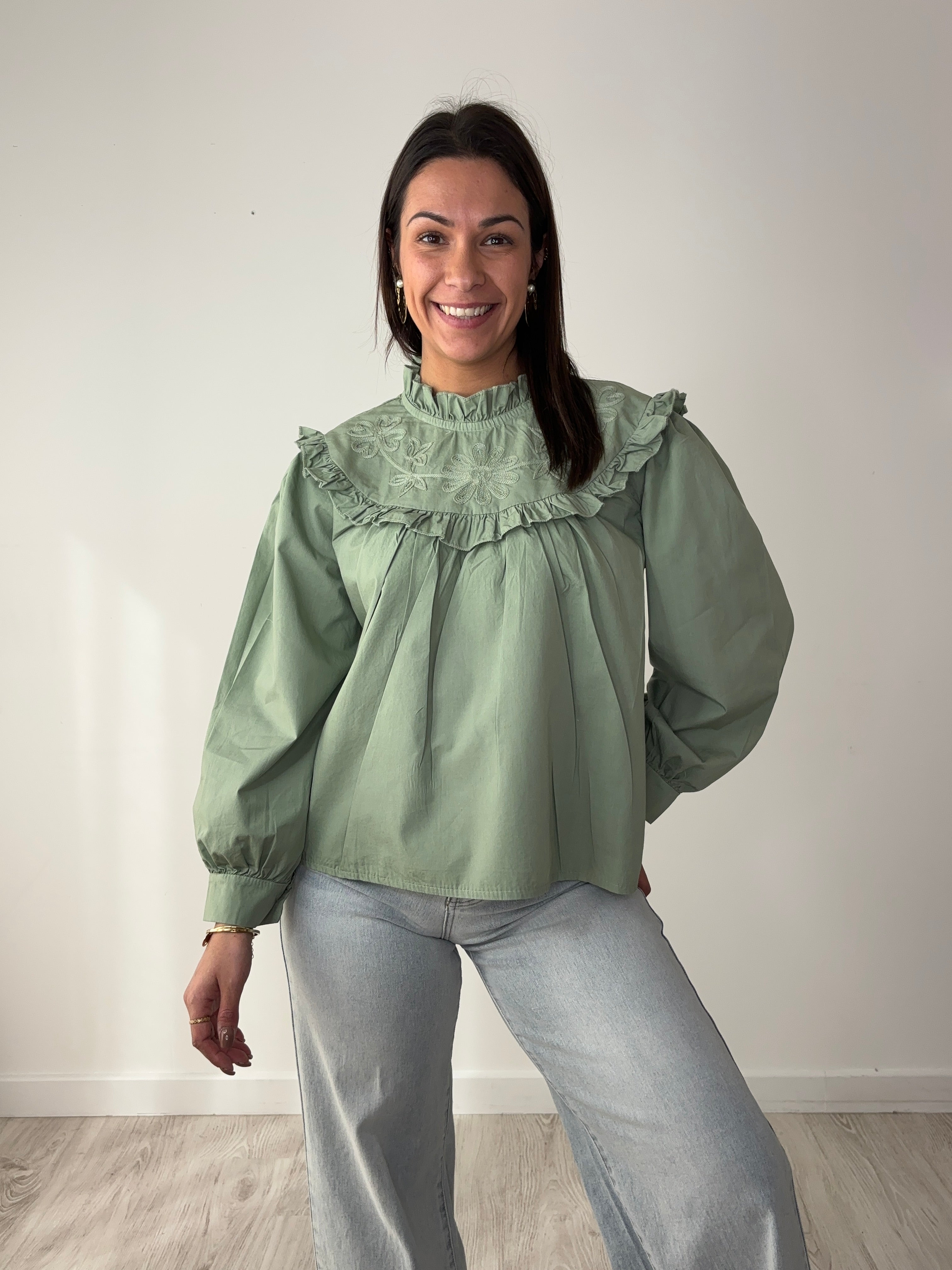 Blouse Harmonie - vert