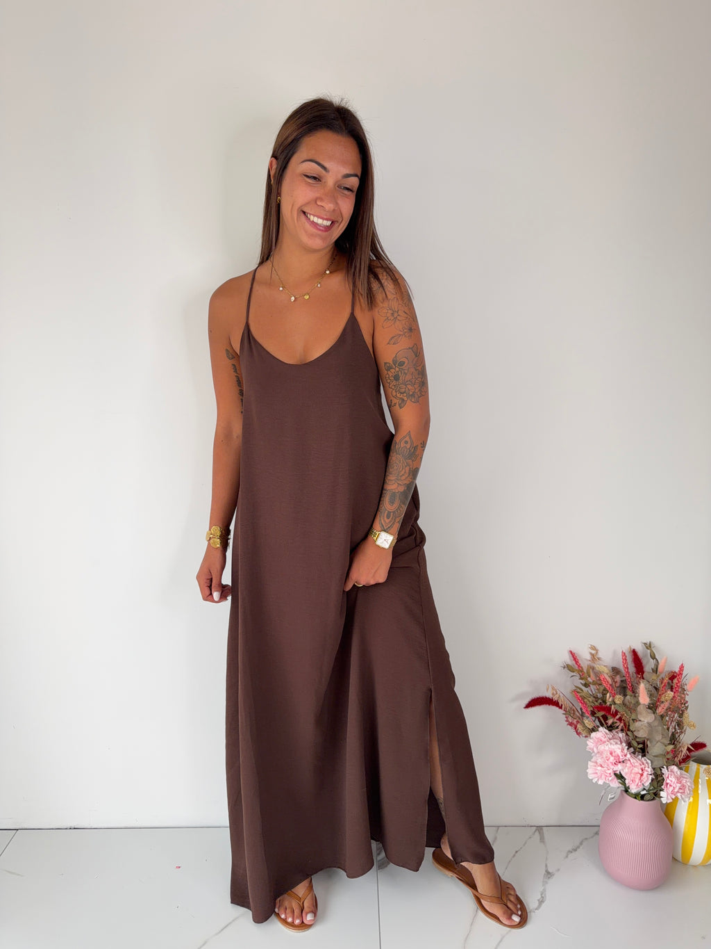 Robe Adèle - marron