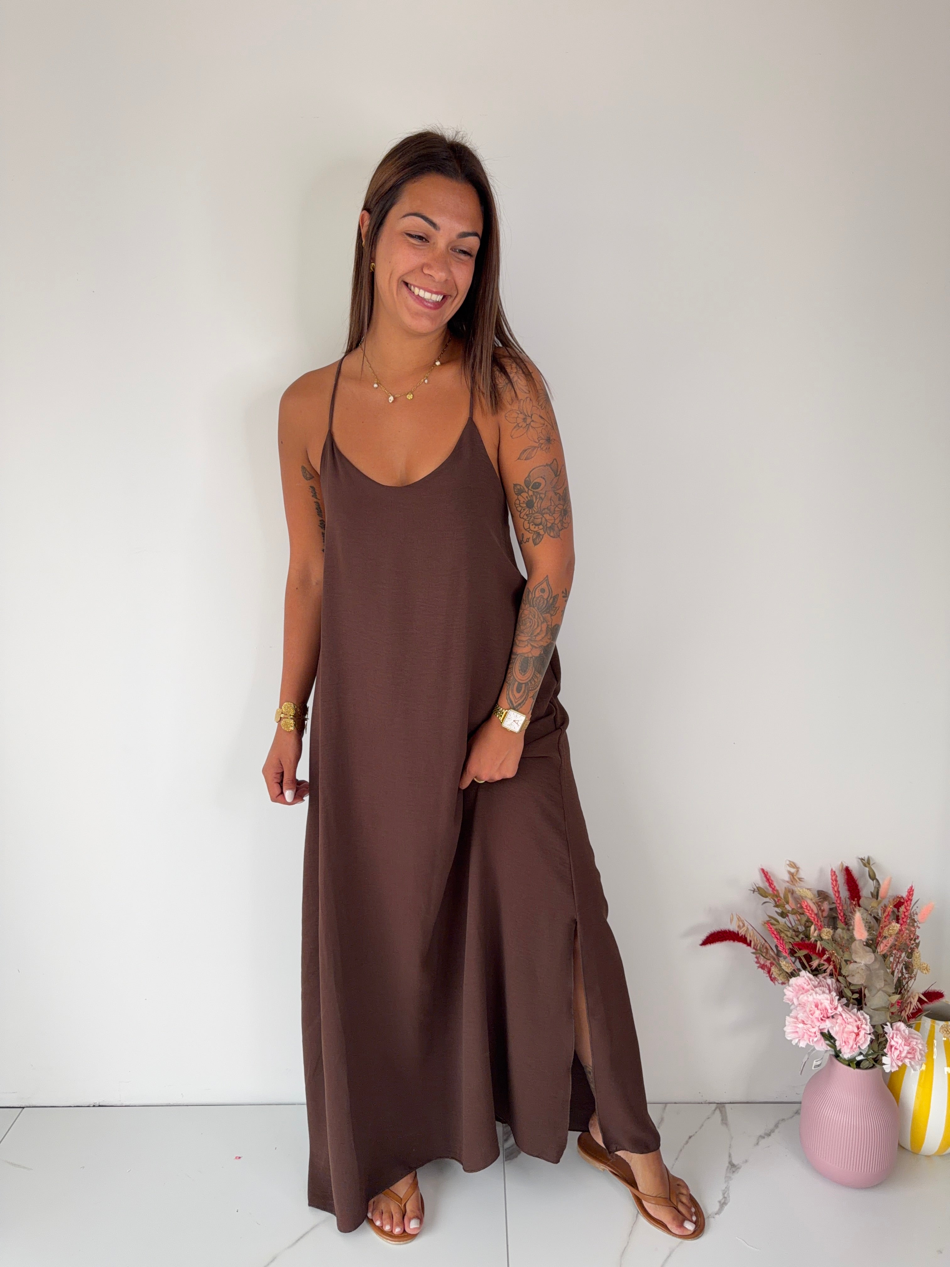 Robe Adèle - marron