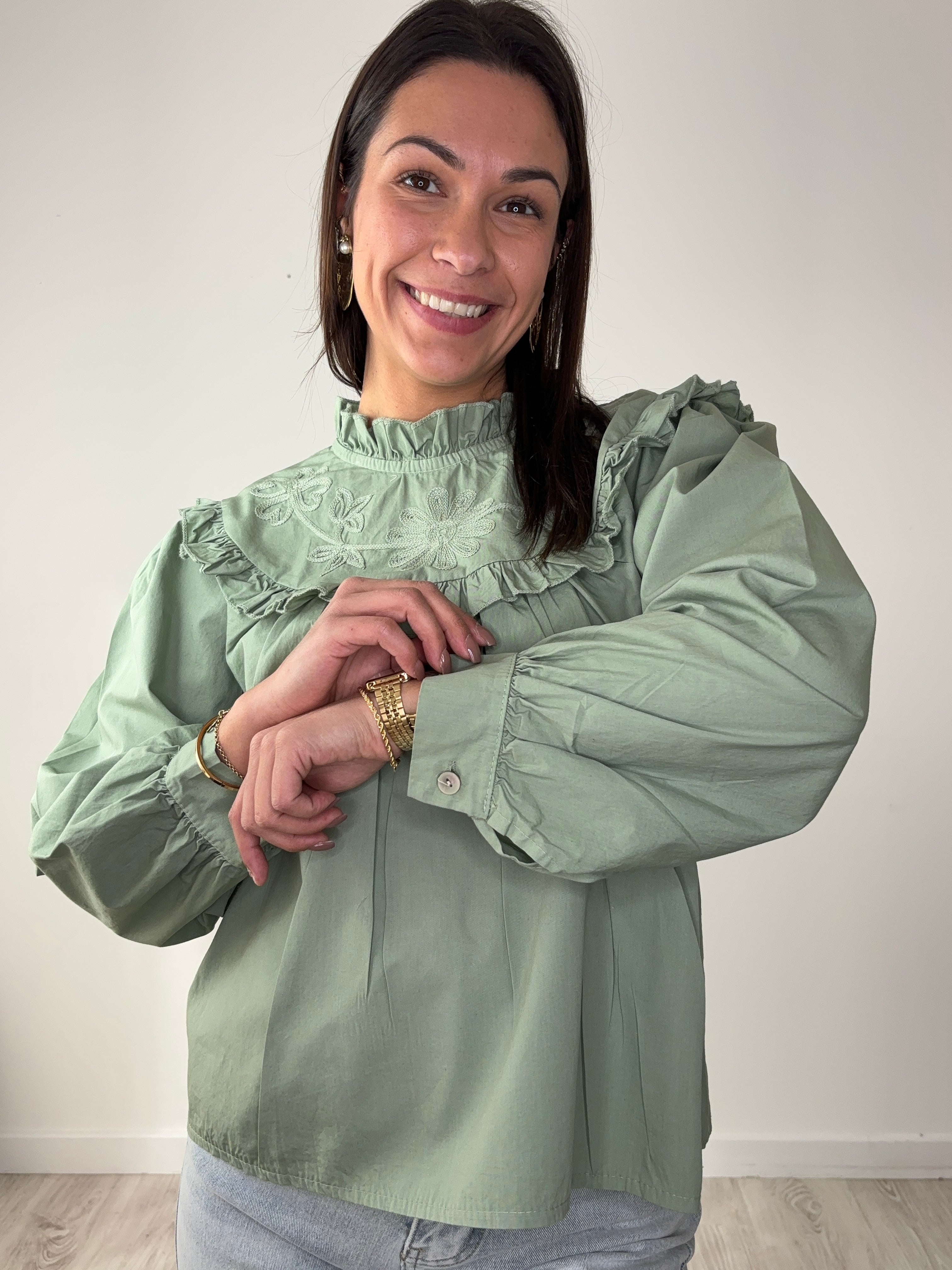 Blouse Harmonie - vert