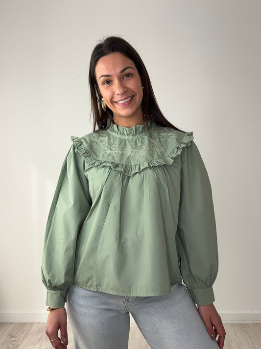 Blouse Harmonie - vert