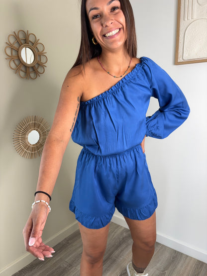 Combishort Léo - bleu