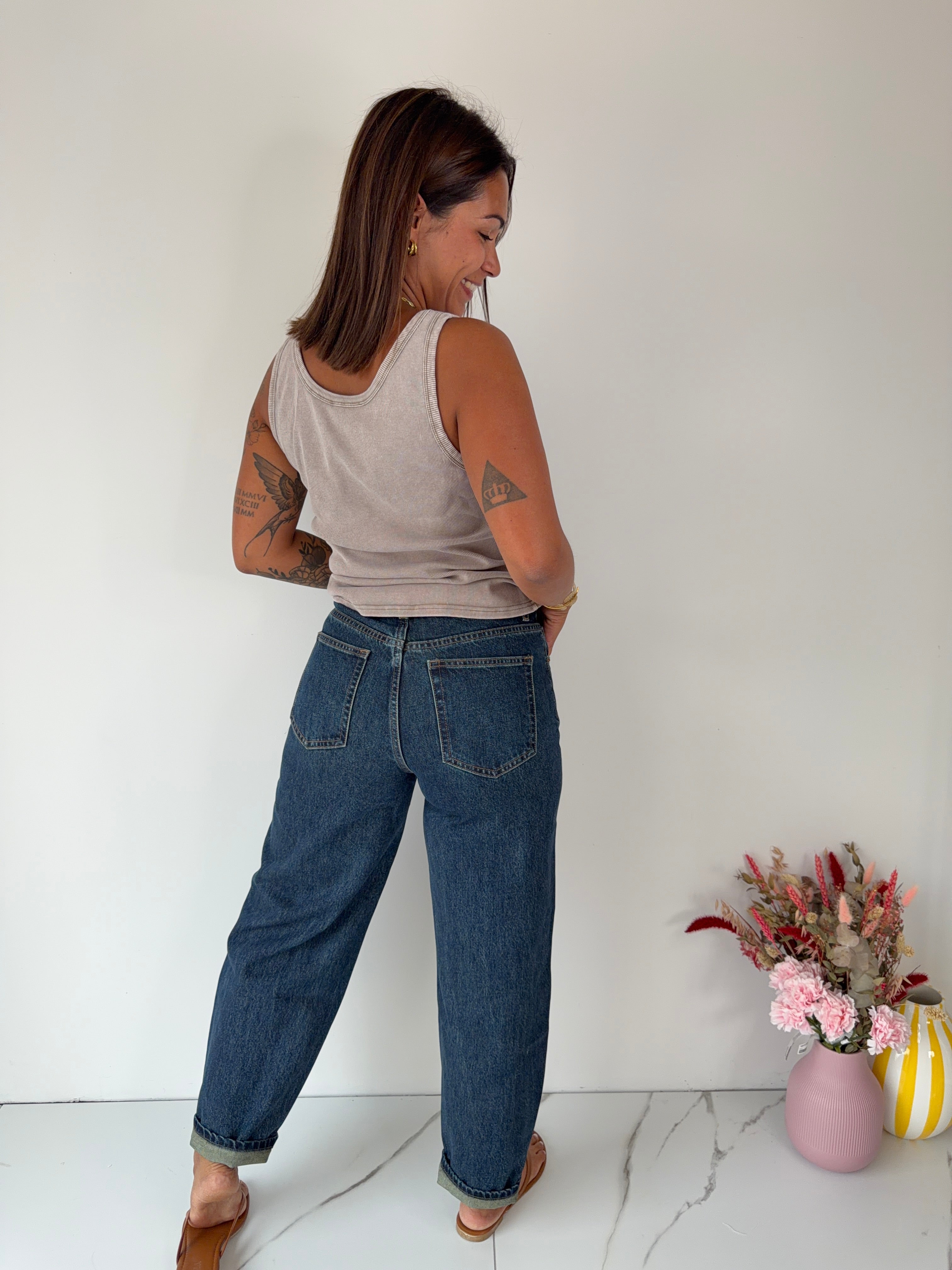 Jeans Bony - bleu foncé