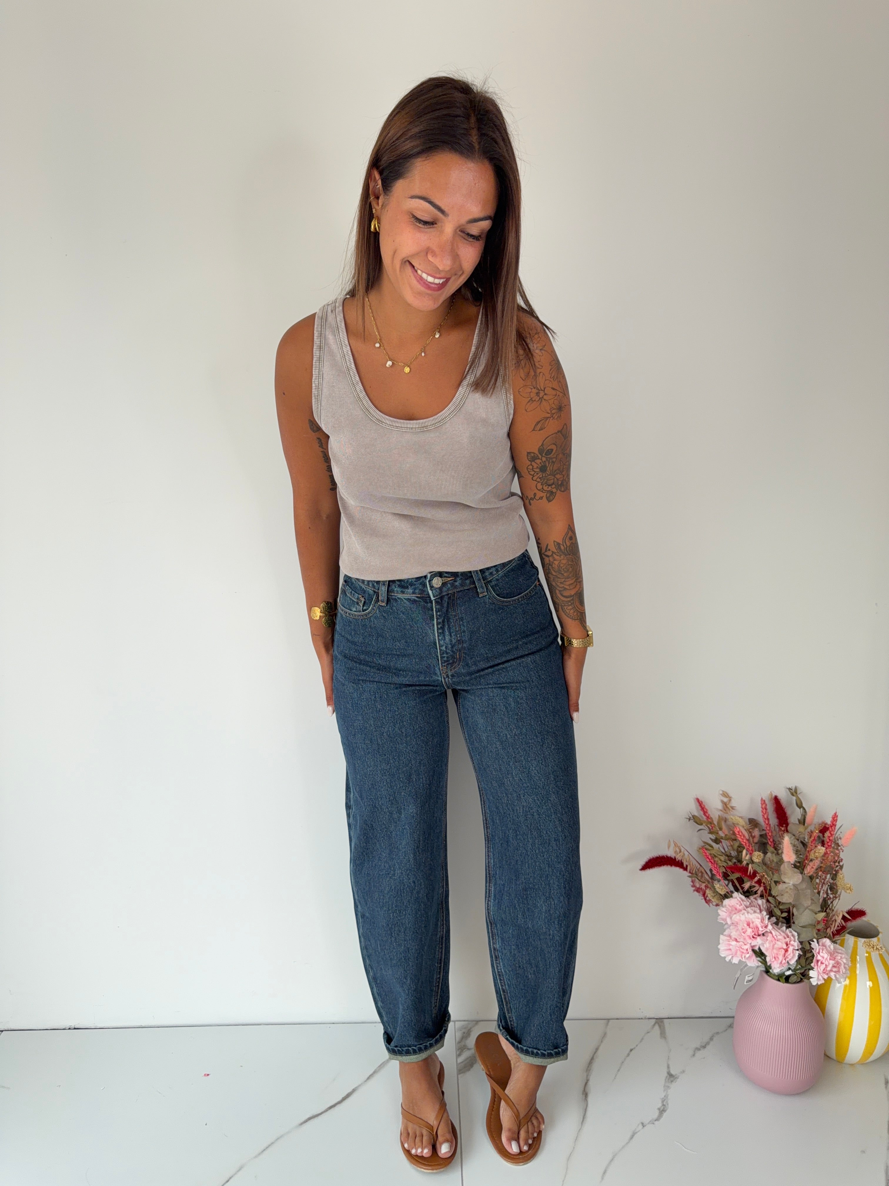 Jeans Bony - bleu foncé
