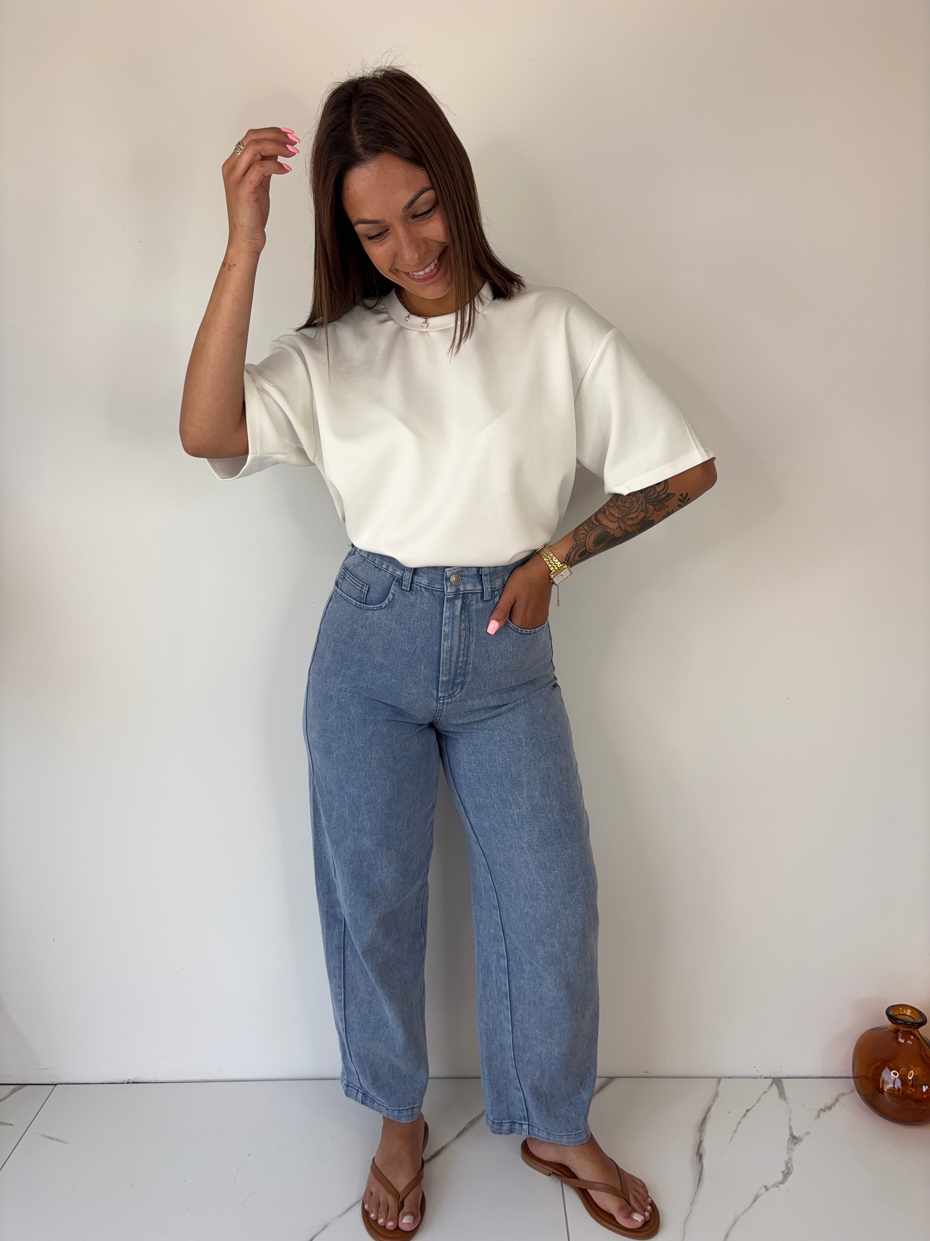 Jeans Amanda - bleu