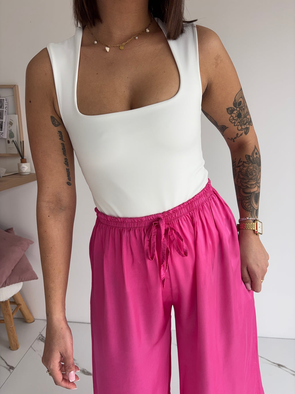 Pantalon Alvin - rose