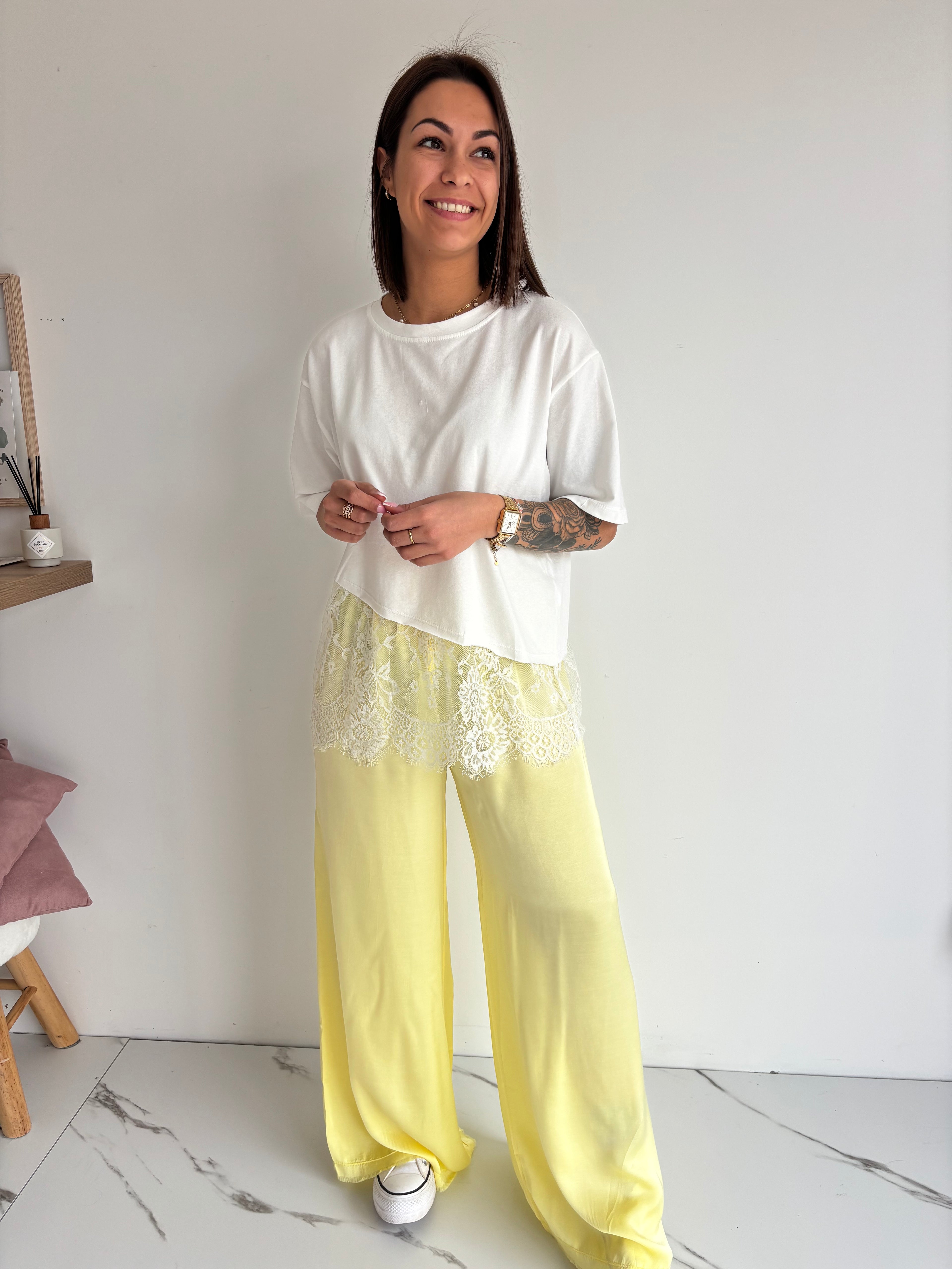 Pantalon Alvin - jaune
