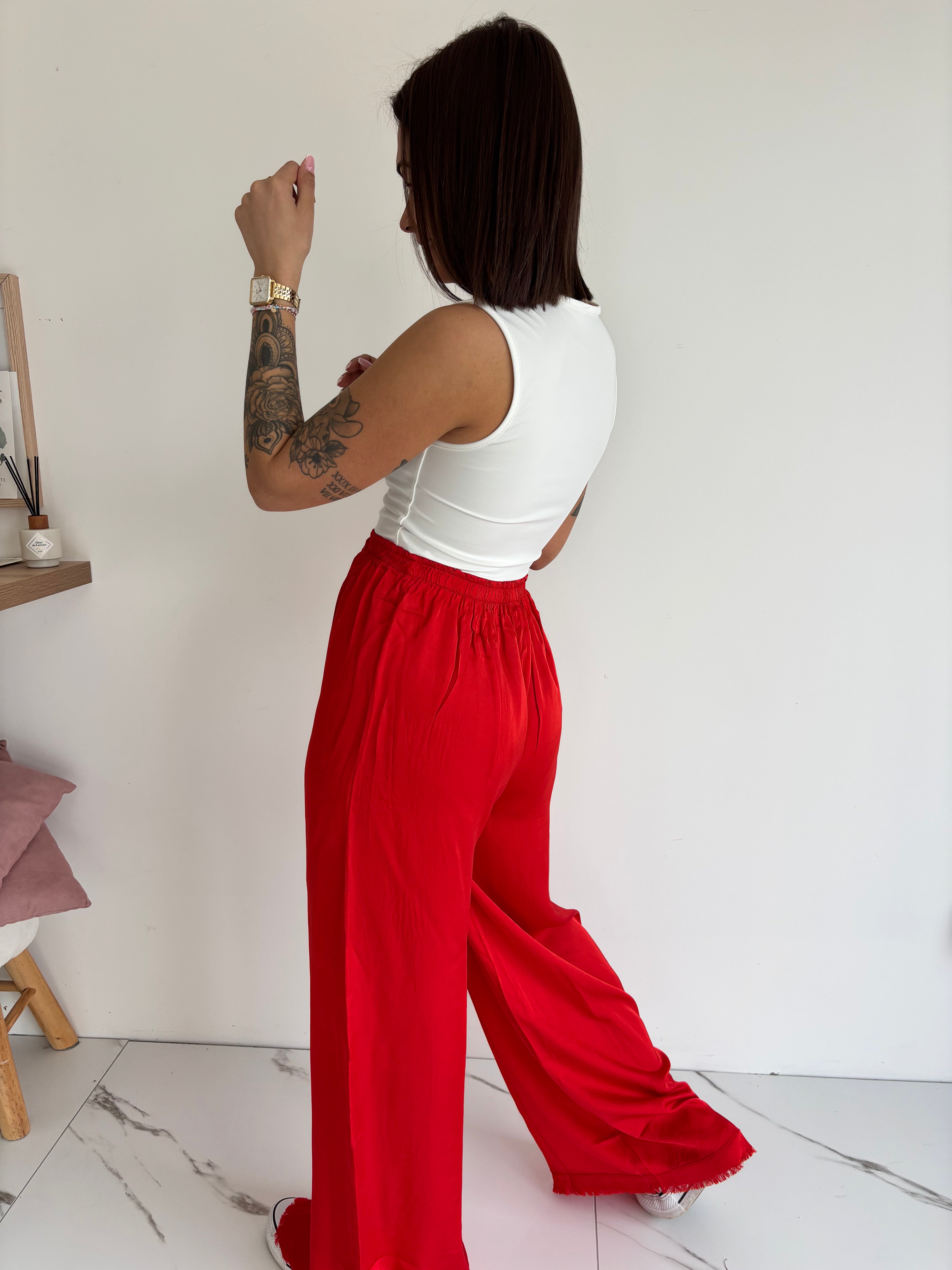 Pantalon Alvin - rouge