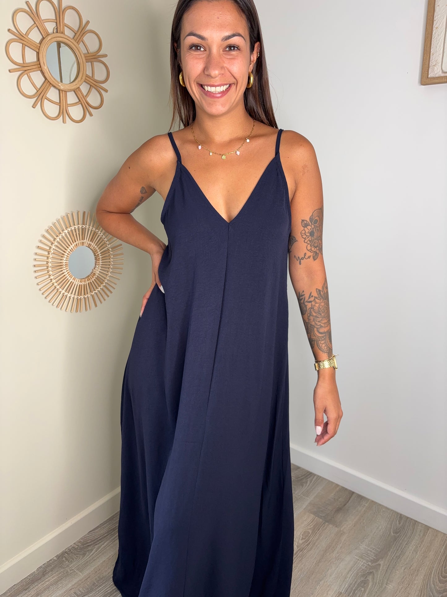 Robe Lana - bleu marine