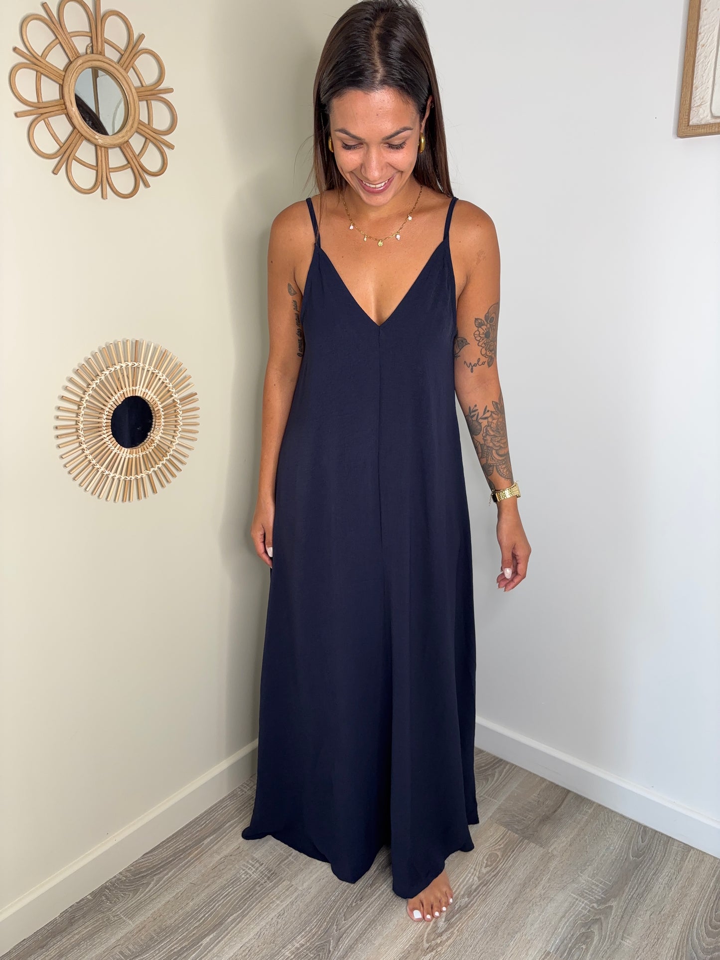 Robe Lana - bleu marine