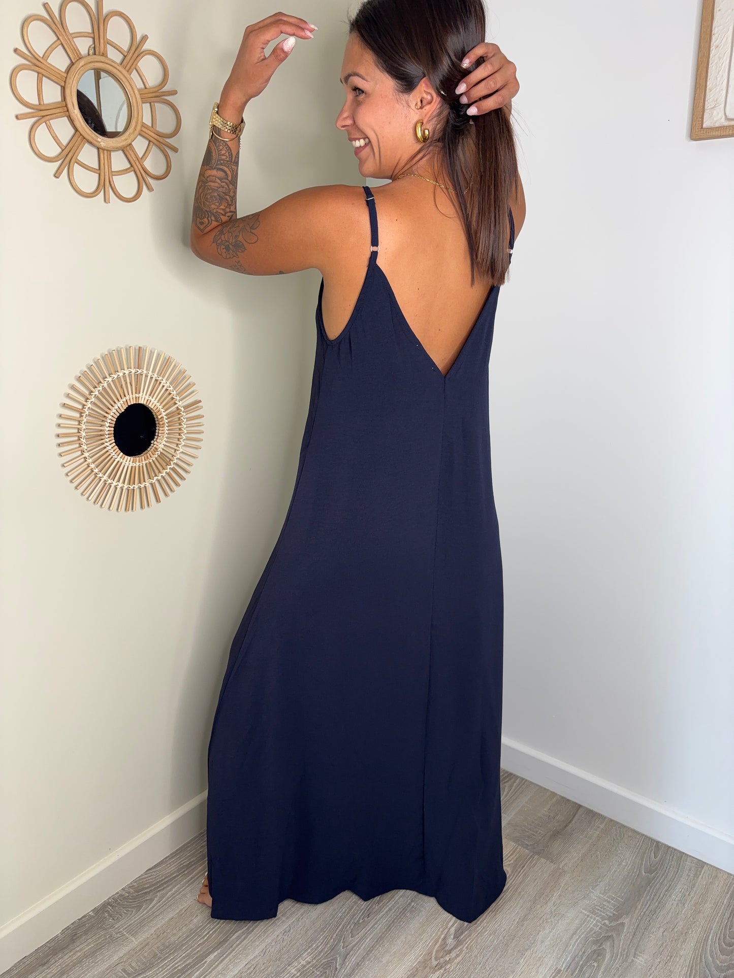 Robe Lana - bleu marine