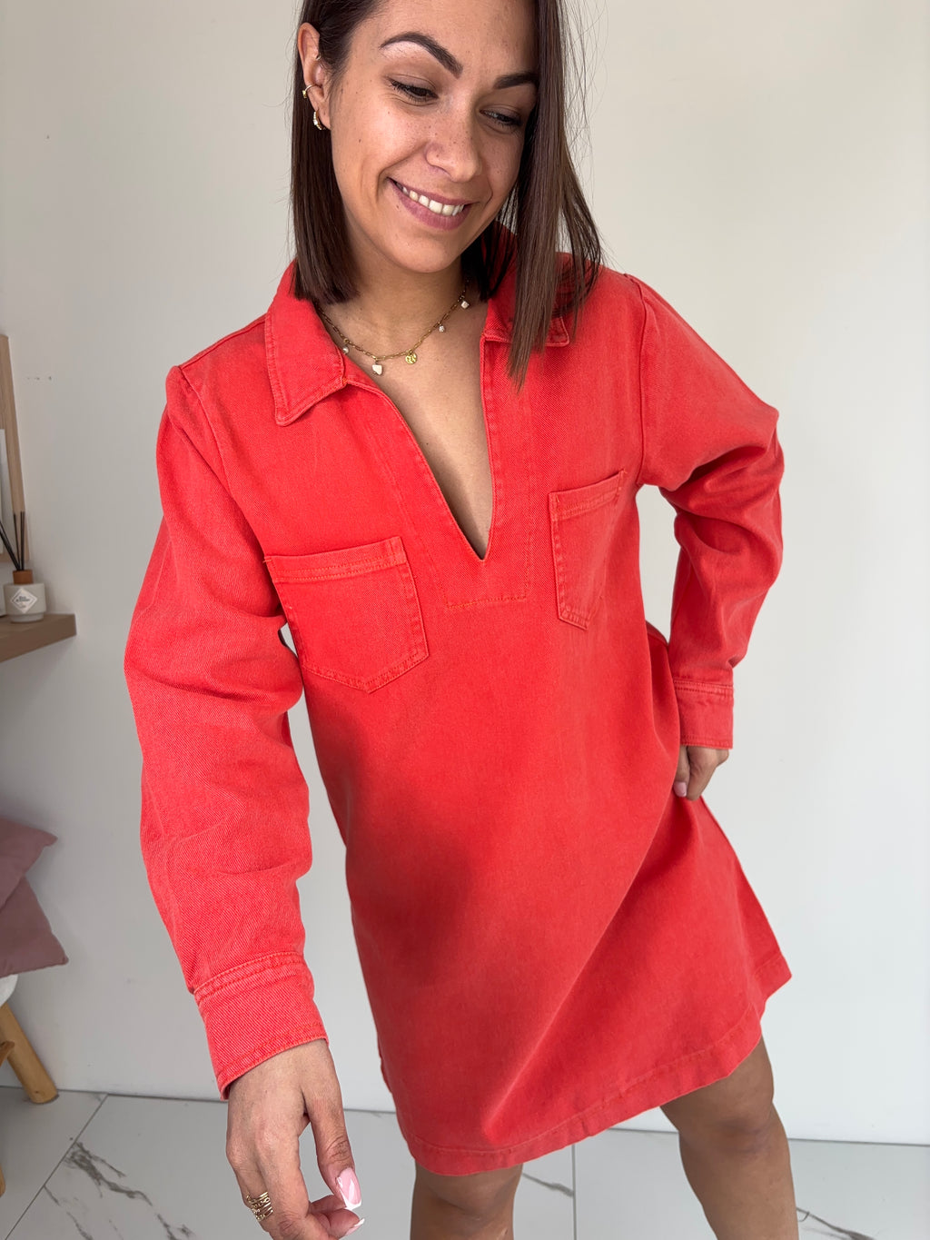 Robe Aimée - corail