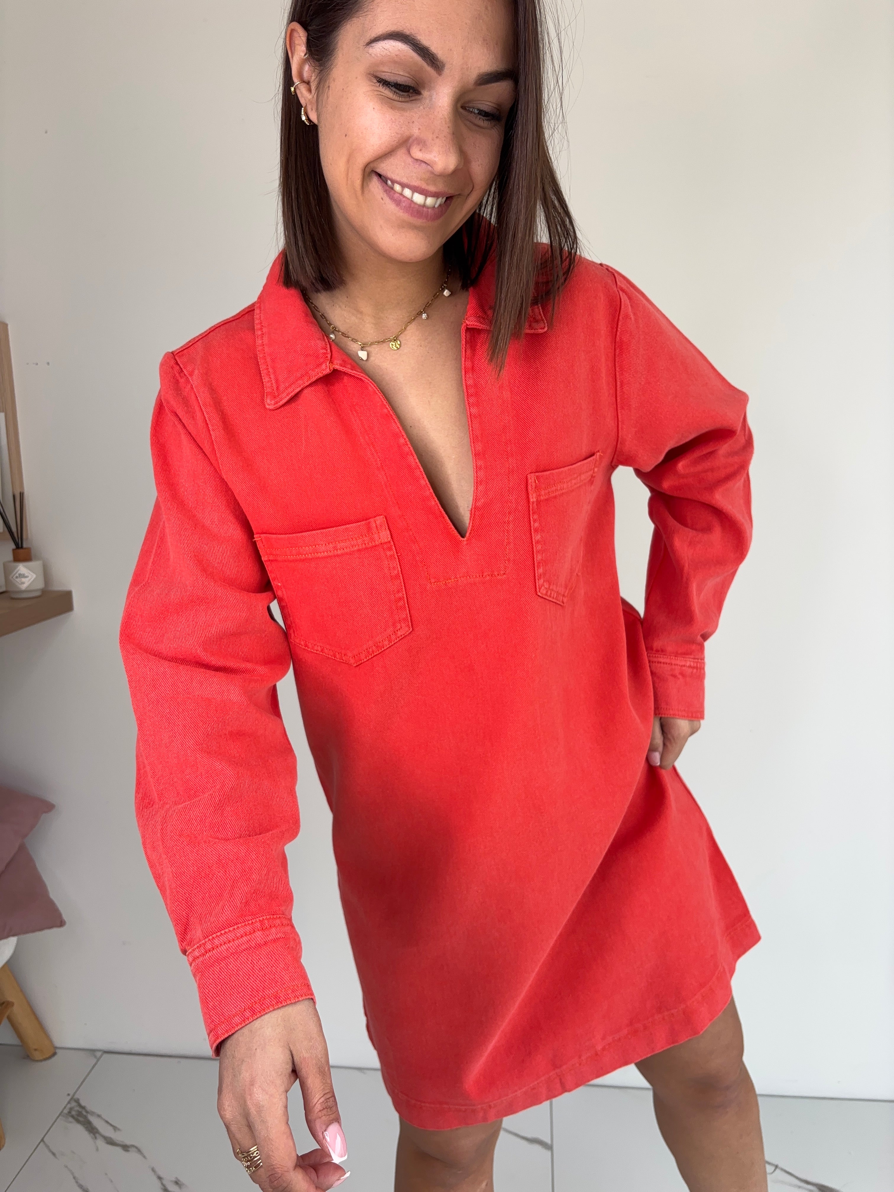 Robe Aimée - corail