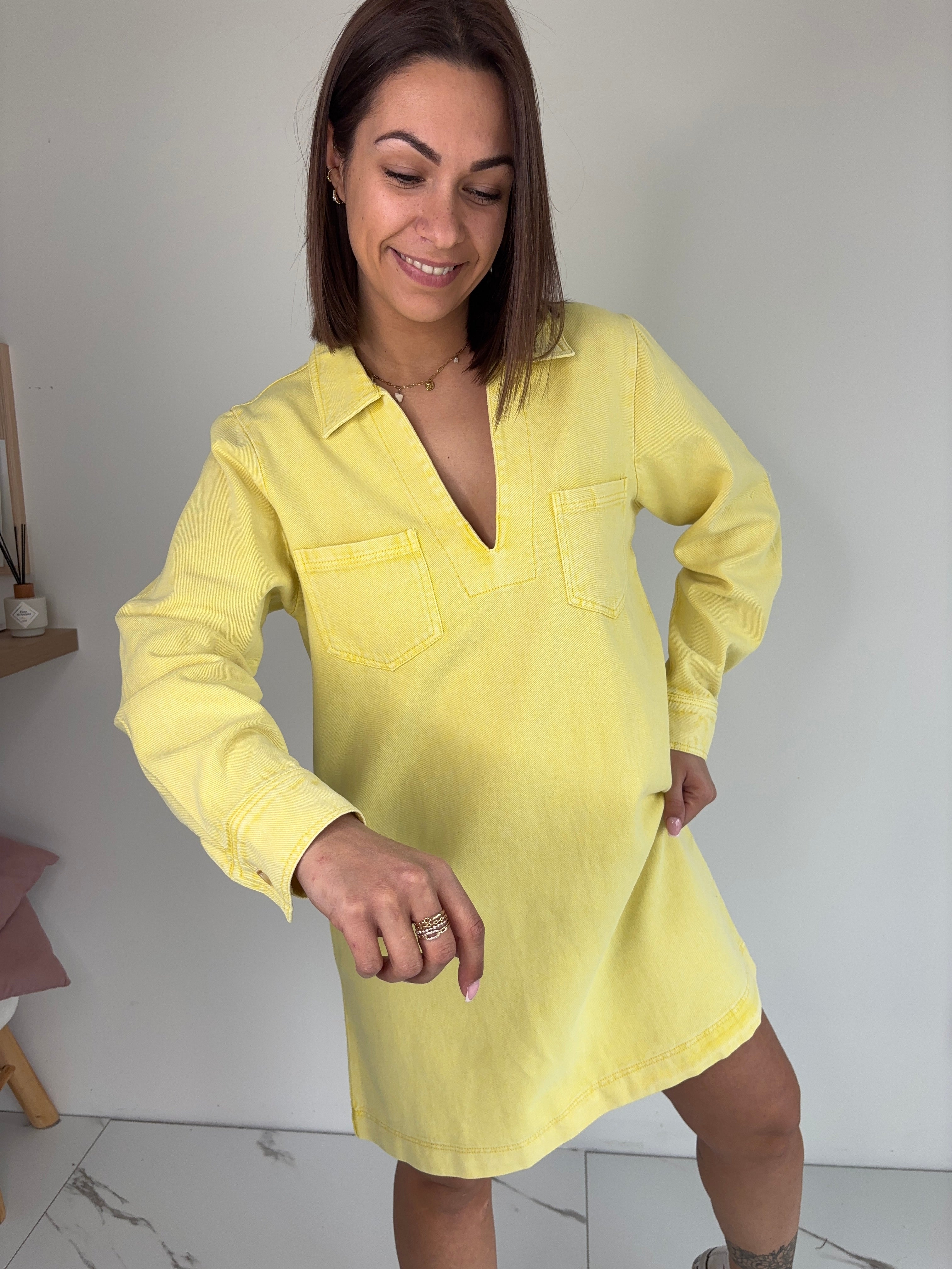 Robe Aimée - jaune
