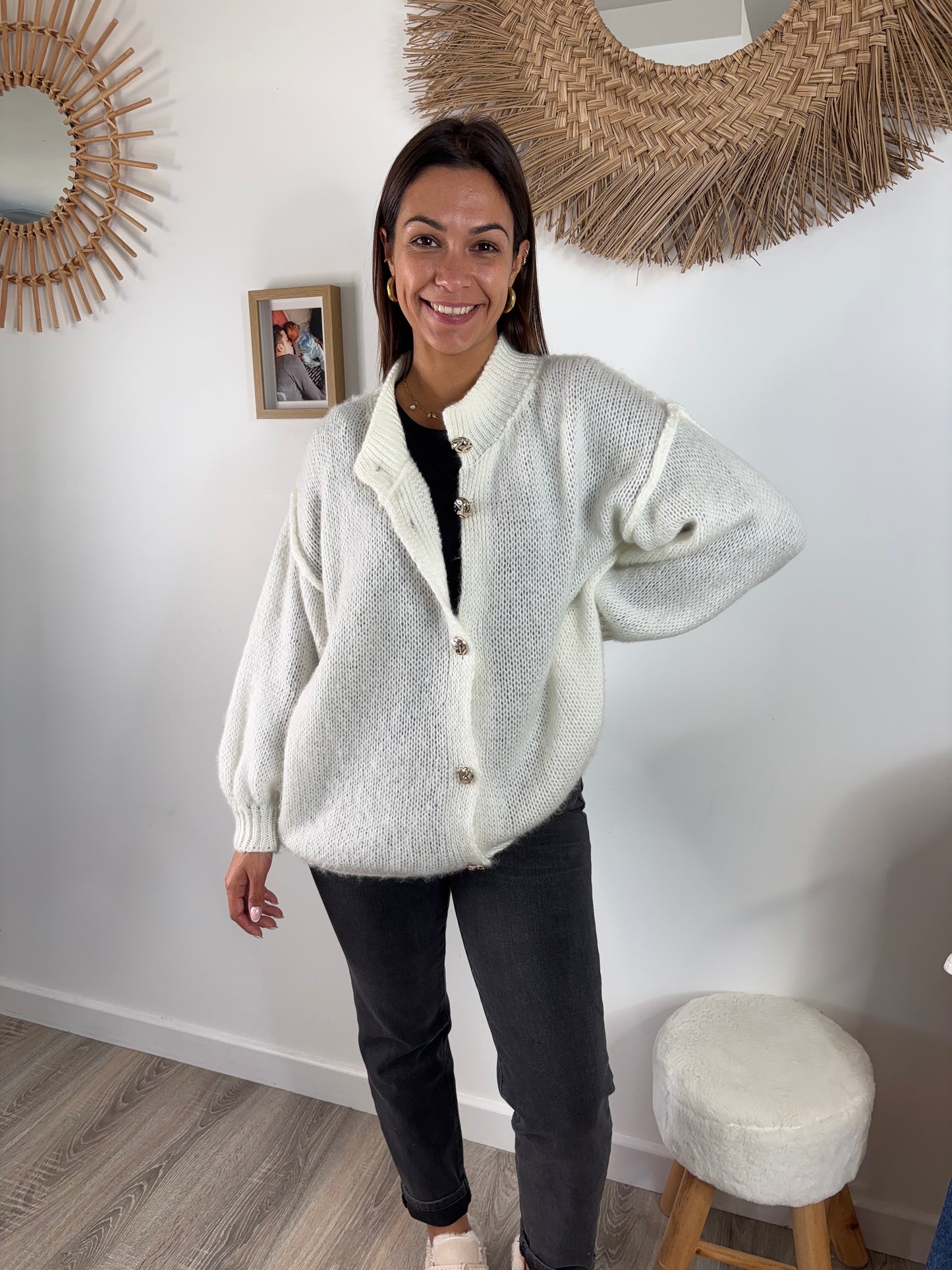 Gilet Denise - écru